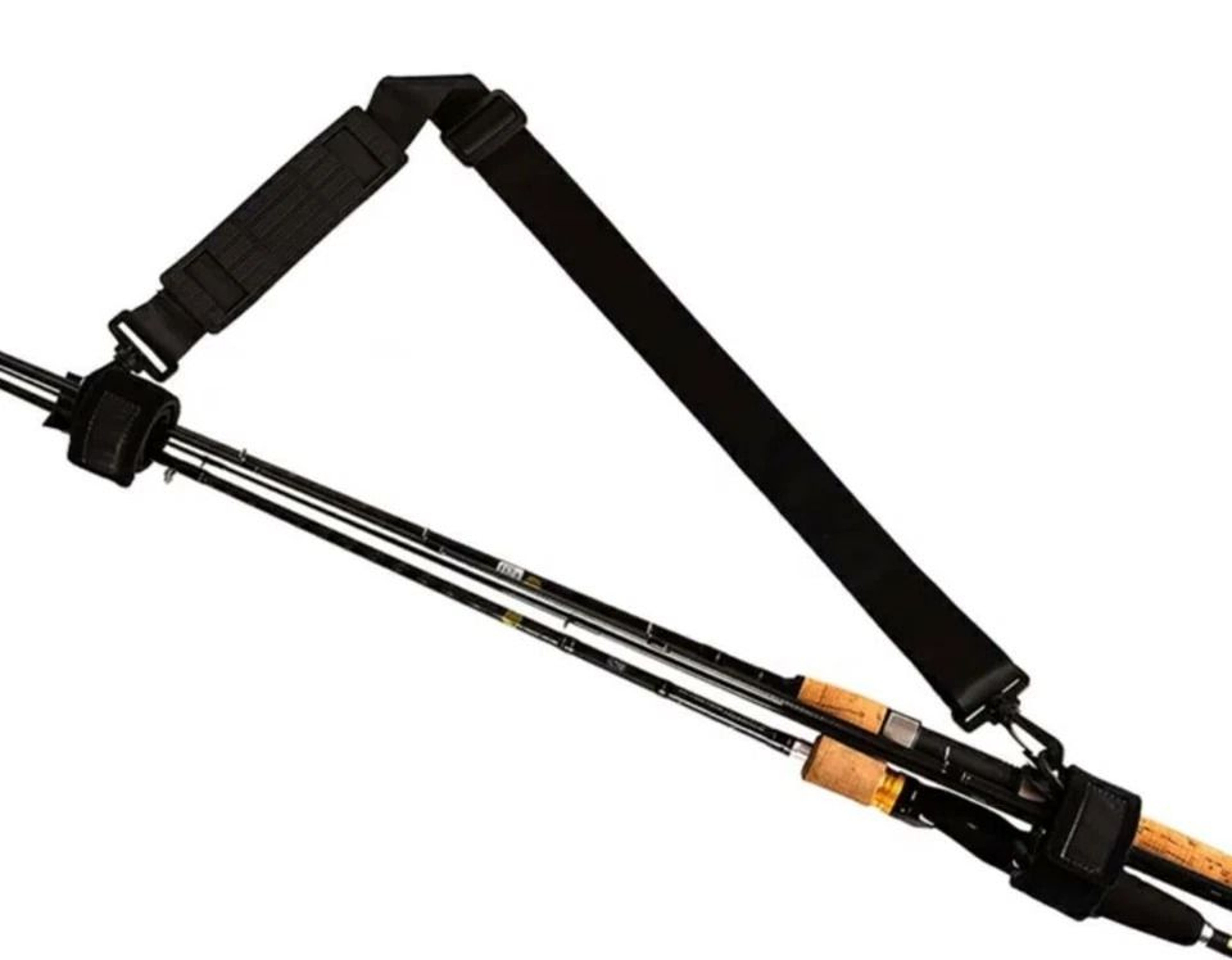 Adjustable Fishing Rod Carrier Strap Shoulder Belt Tackle Holder For Easy Travel 1