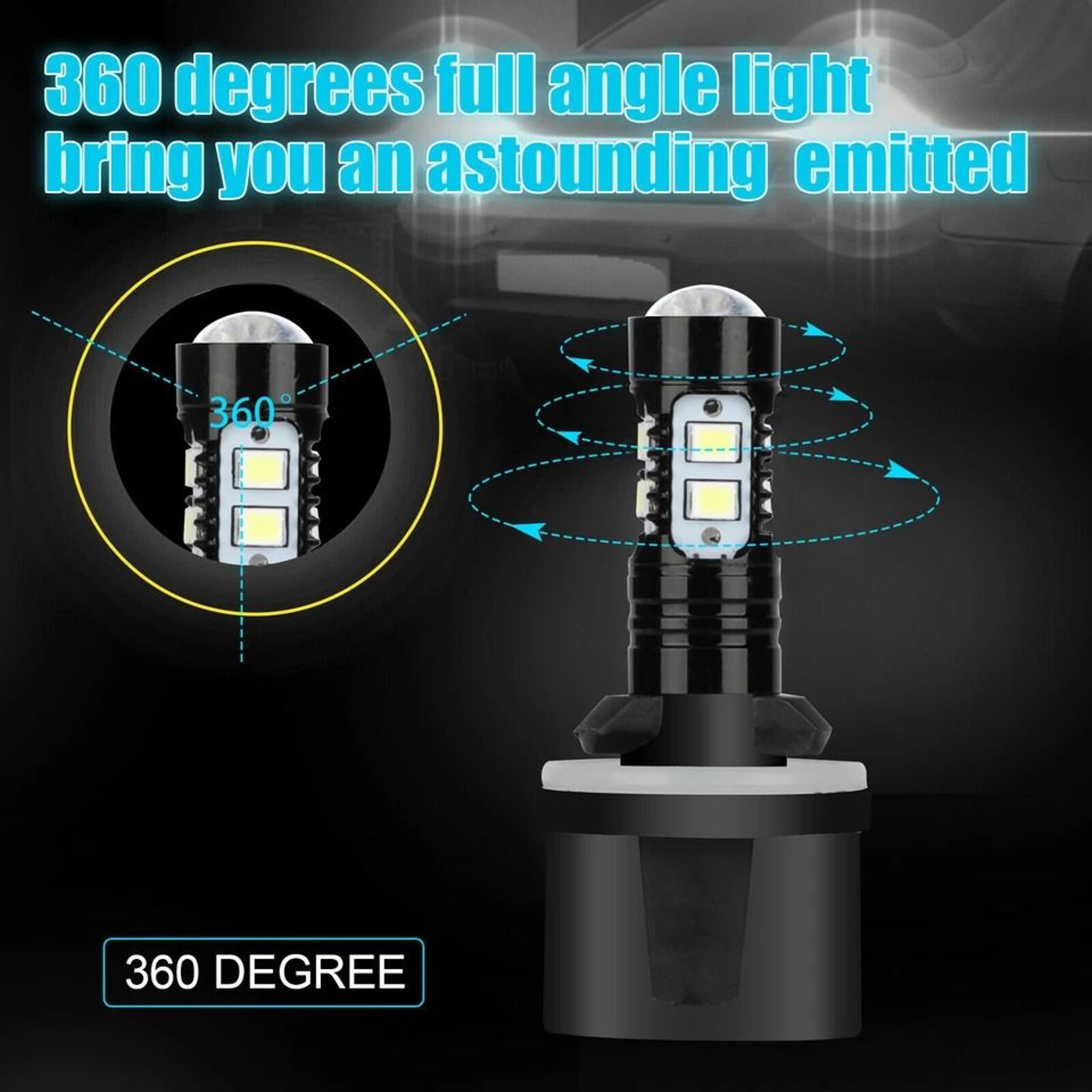 LED Fog Light Driving Bulbs 6