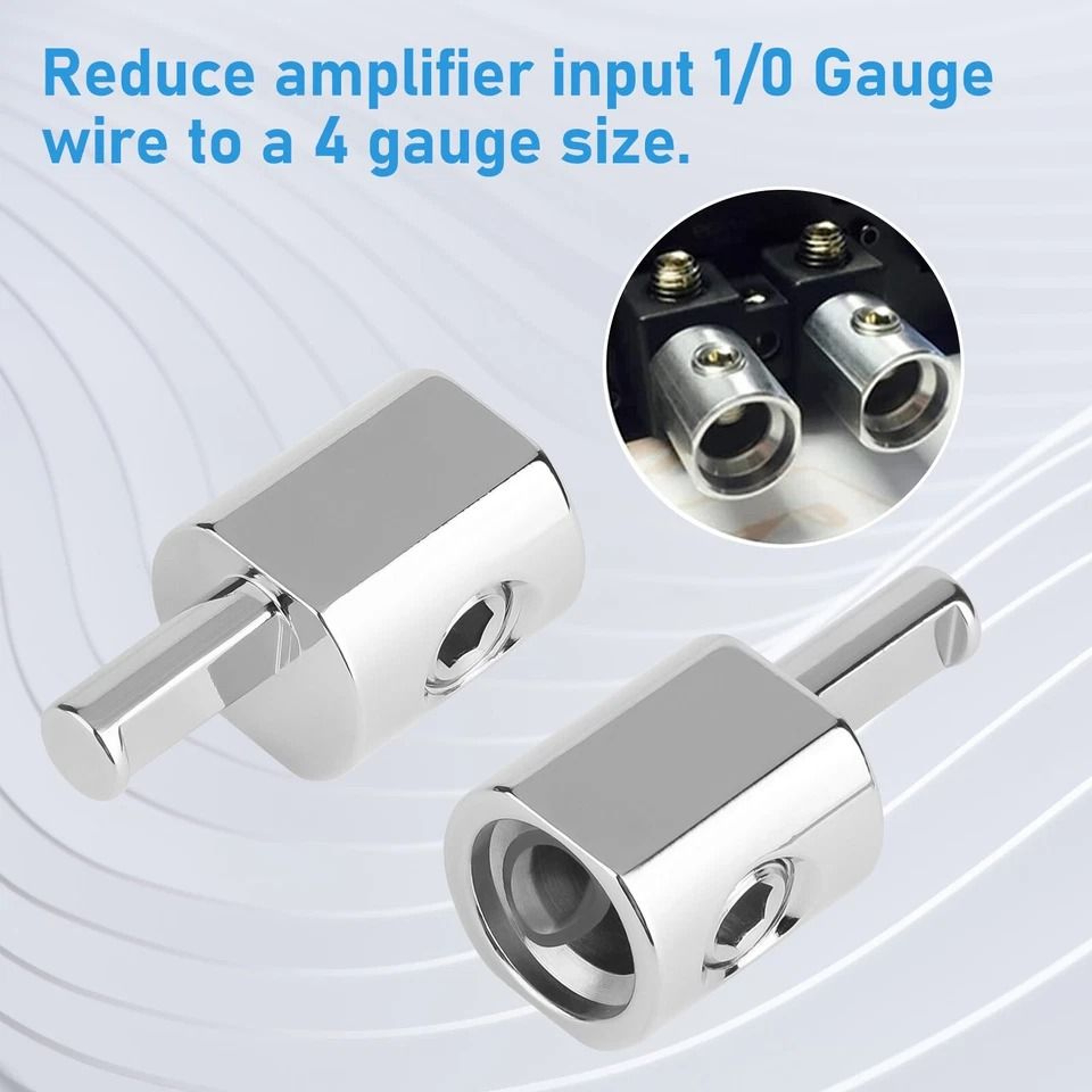 Car Audio Power Ground Amp Reducer Wire Adapter For Optimal Sound 4