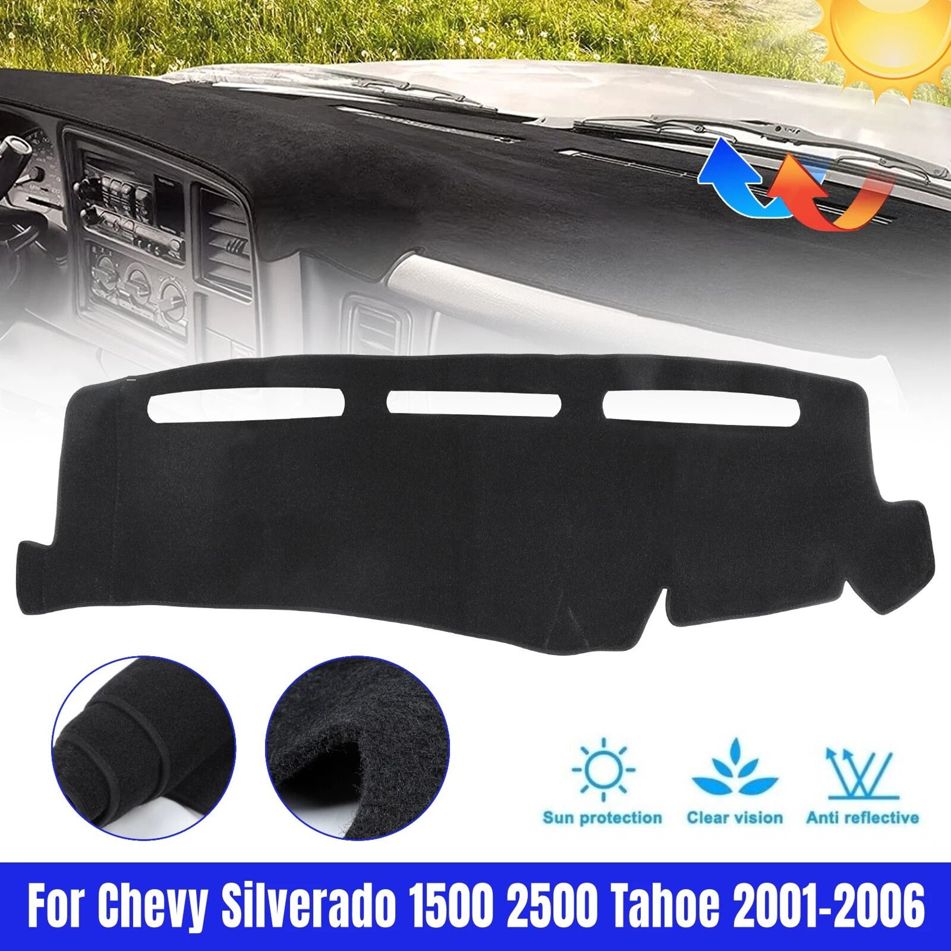 Dashboard Mat Anti Slip Protection Pad 8
