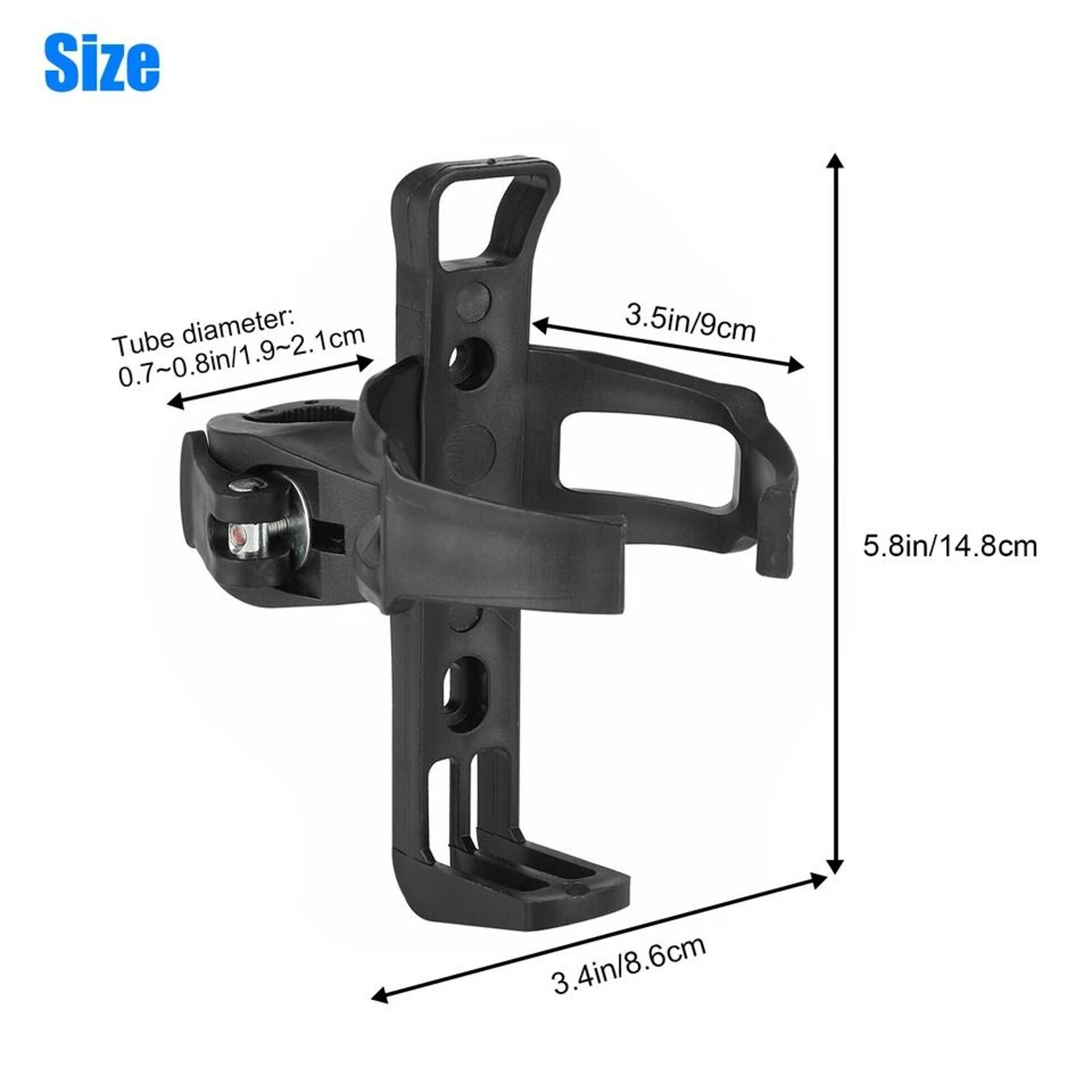 Bicycle Drink Holder For Handlebar Mountable Beverage Bottle Cage 3