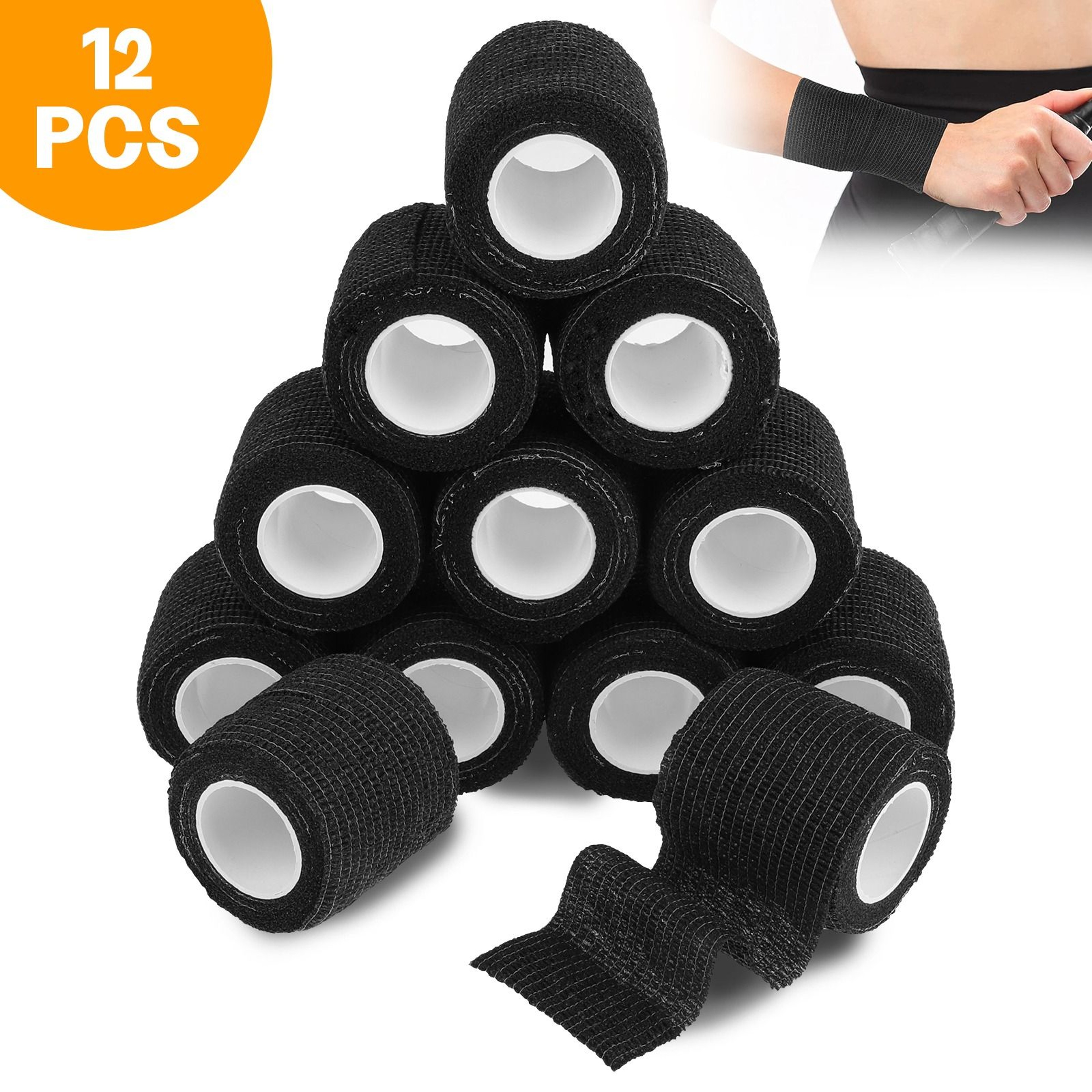Self Adhesive Bandage Wrap Cohesive Elastic Tape For Wounds Sports And Tattoo Aftercare 6