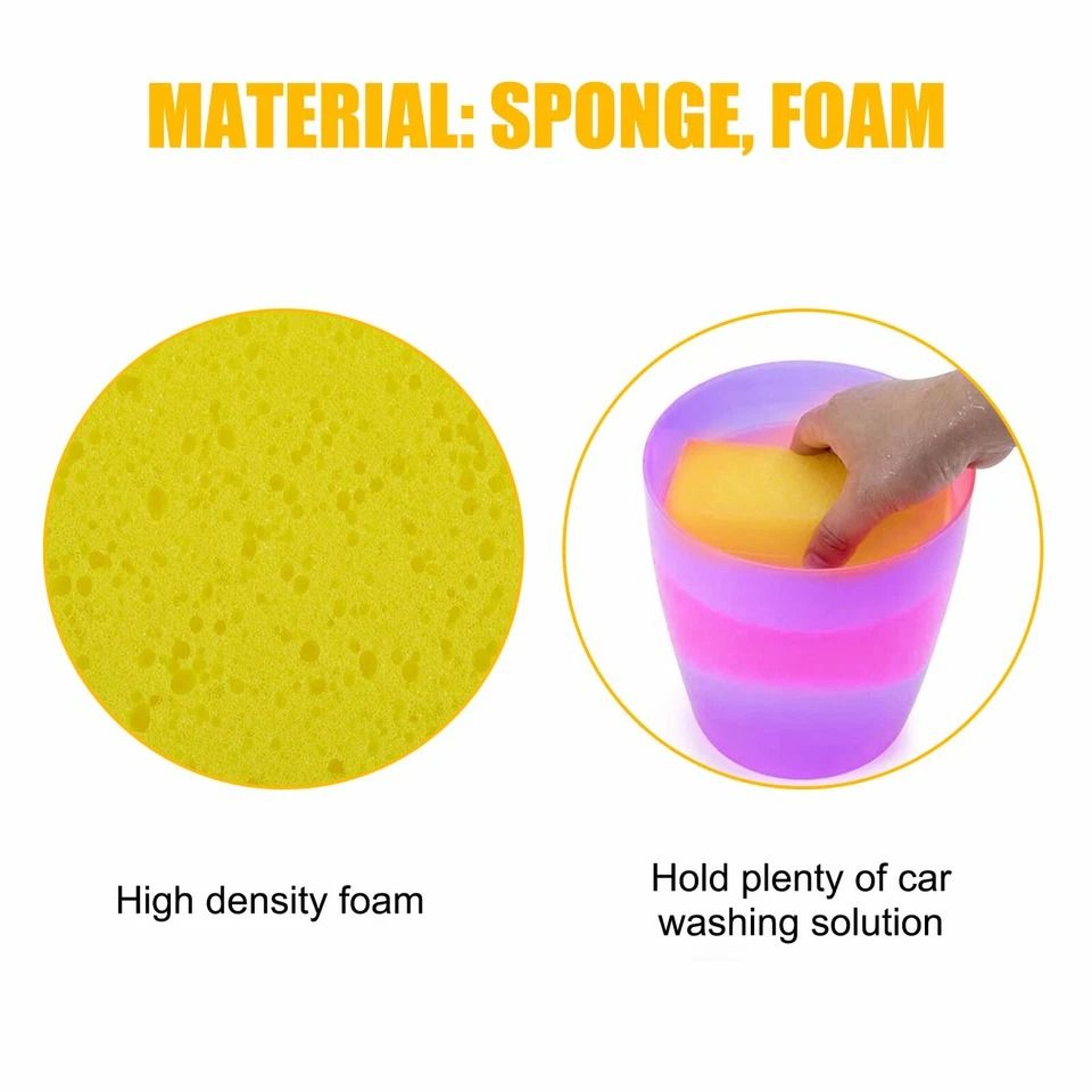 Tire Dressing Applicator Pads Car Contour Sponge For Gloss Shine And Protectant Reusable Auto Detai 1