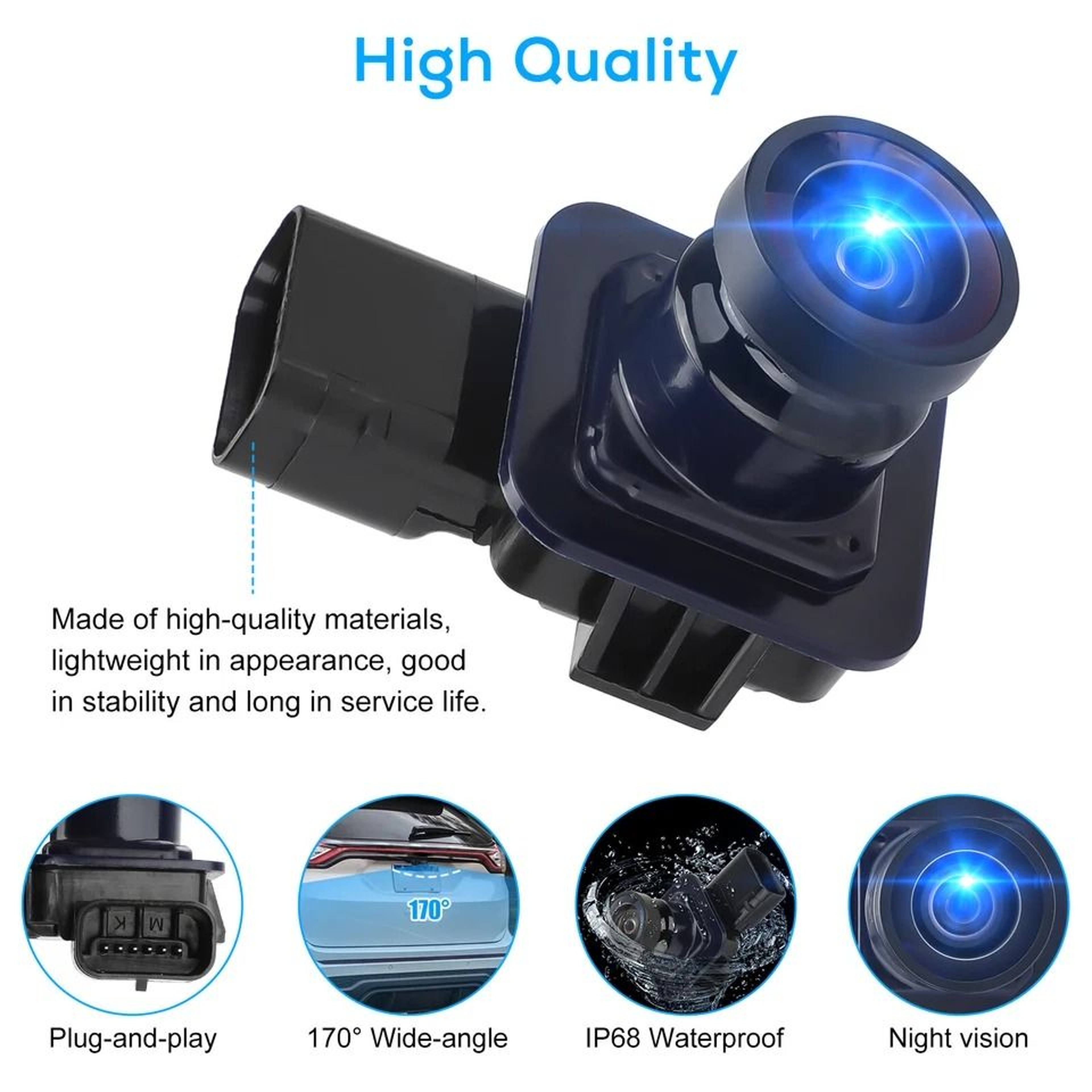Rear View Backup Camera Easy Installation High Quality Image For Enhanced Safety 1