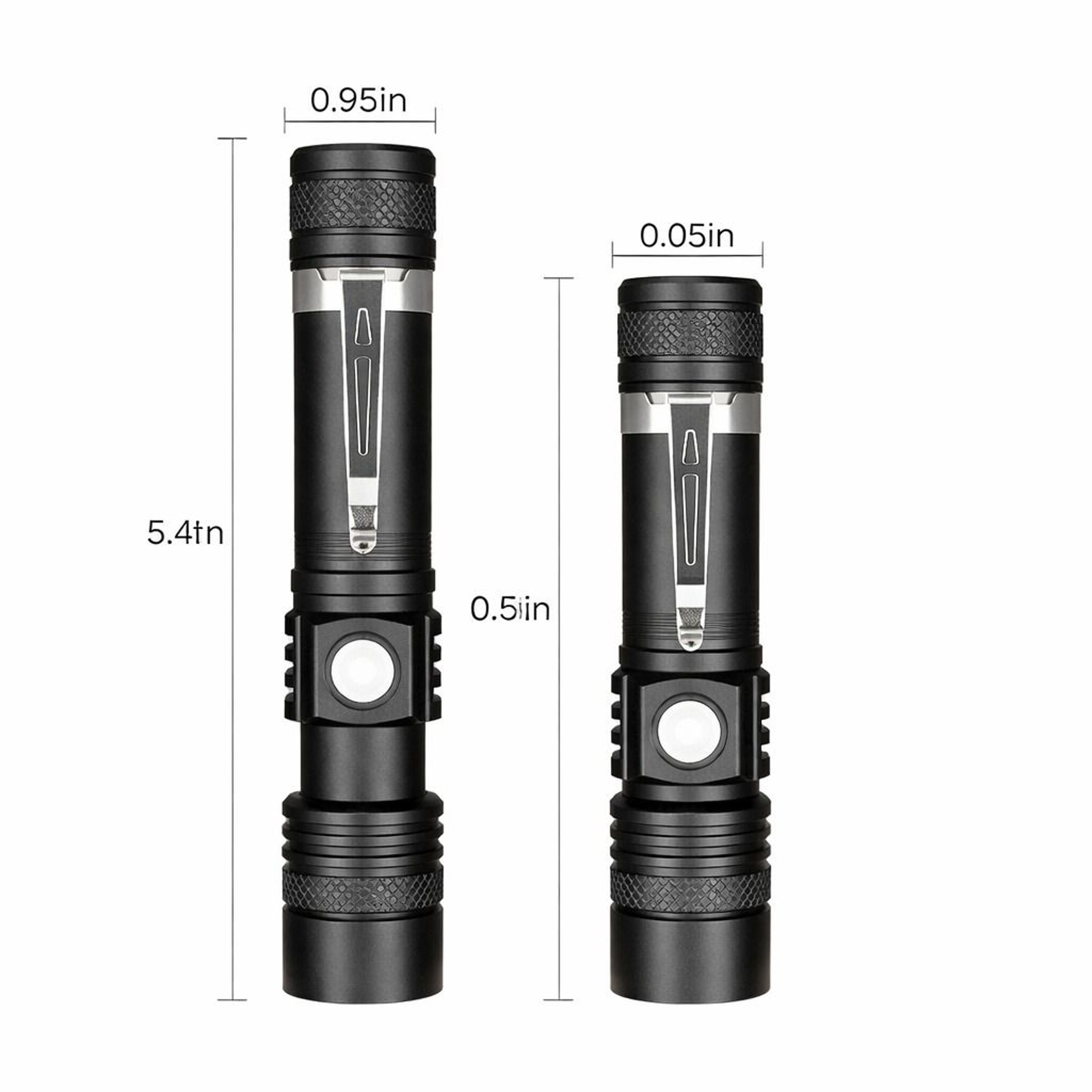 Rechargeable LED Tactical Flashlight With USB Charging 8