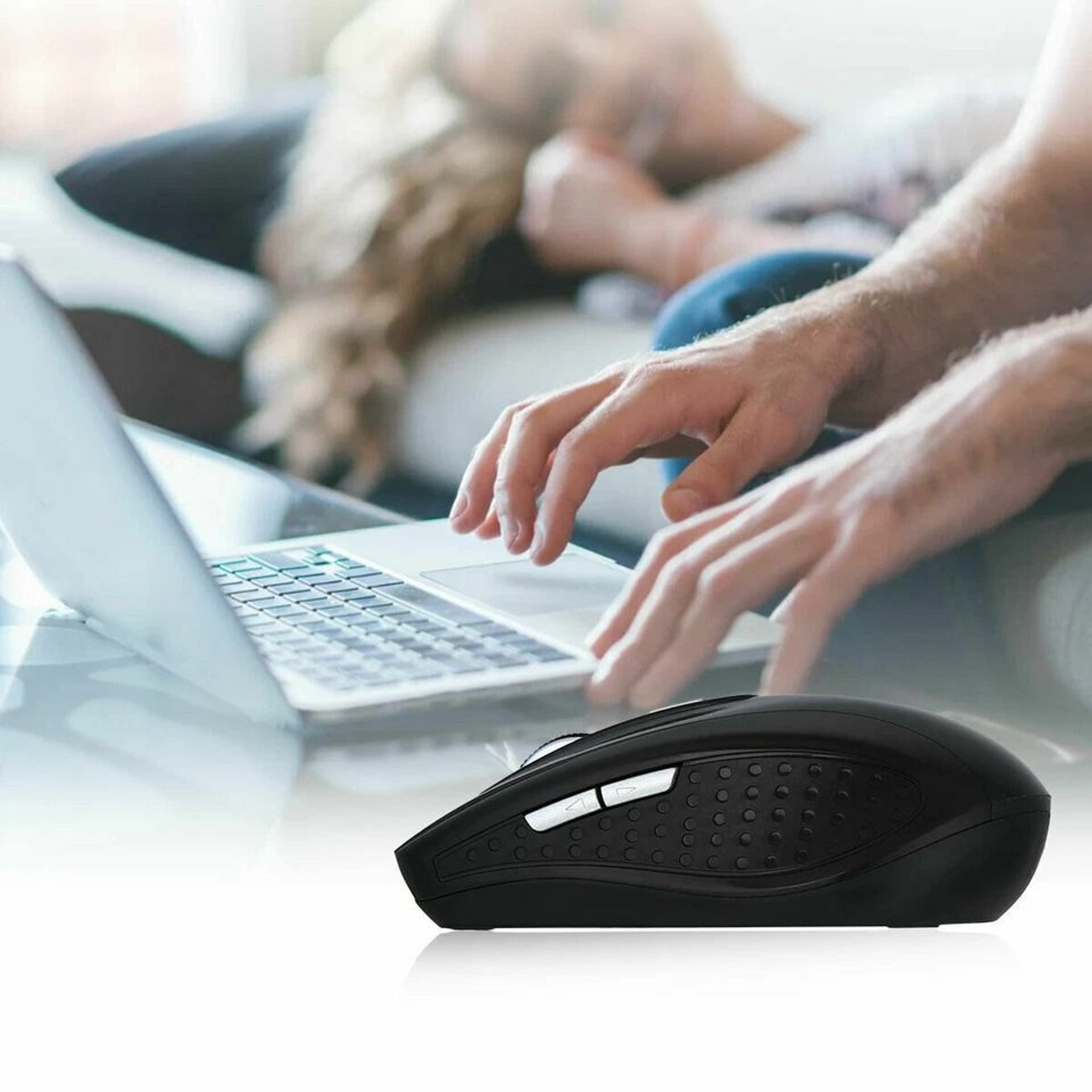 Wireless Optical Gaming Mouse Ergonomic Cordless USB Receiver For PC  Laptop 0