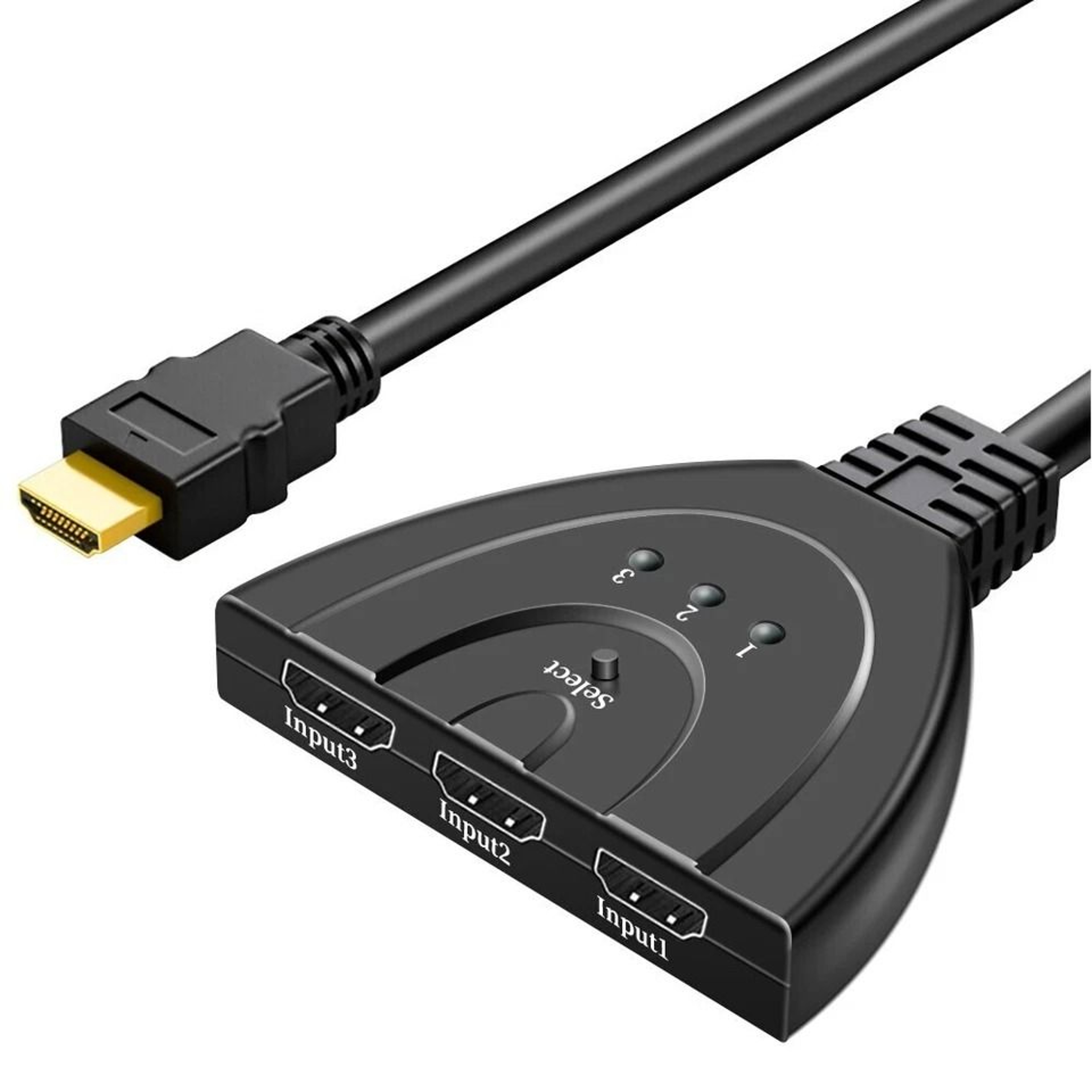 HDMI Splitter Cable Switcher Hub Adapter For HDTV PS4 Xbox 1