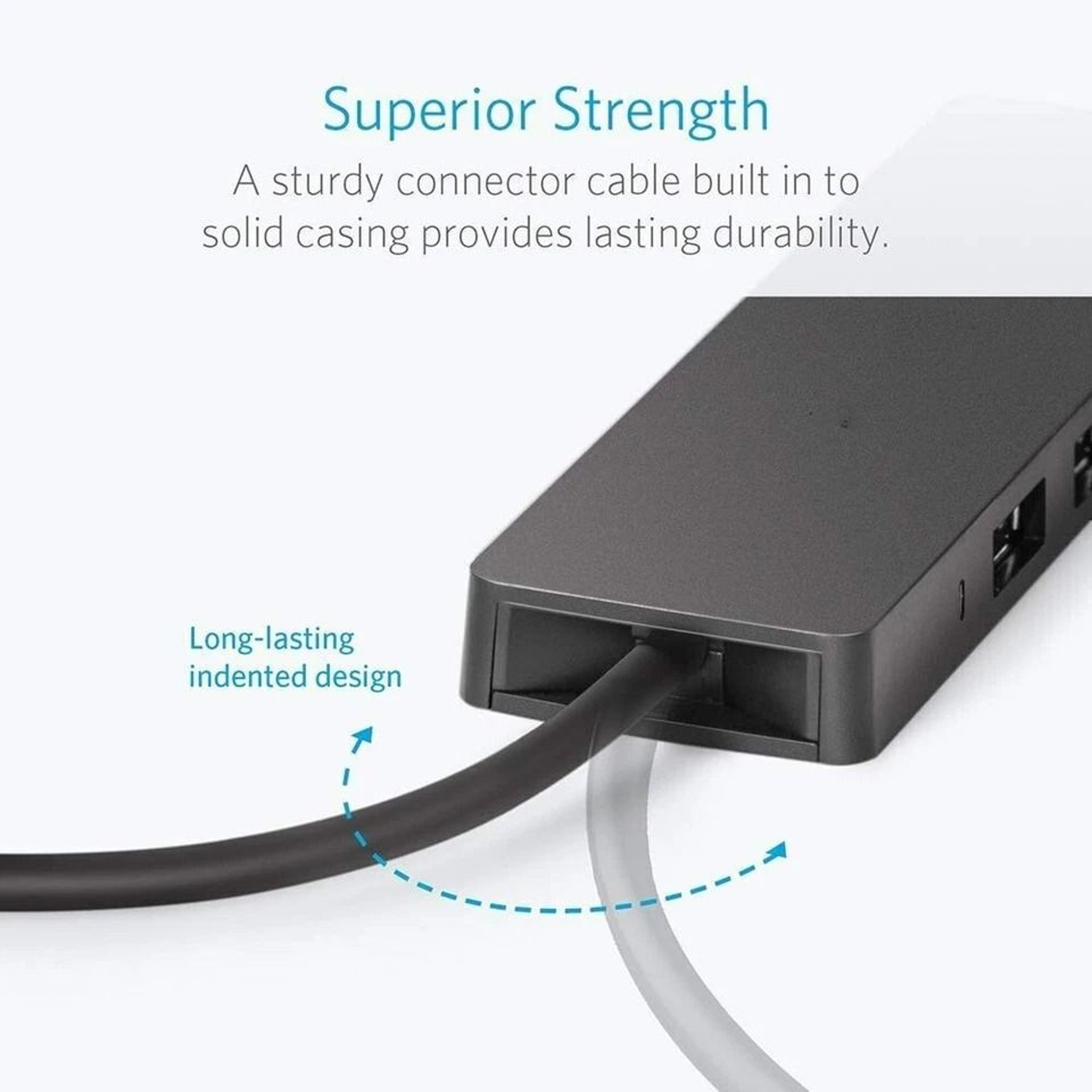 USB Hub Adapter For PC Mac  Laptop Ultra Slim SuperSpeed Data Charger 2