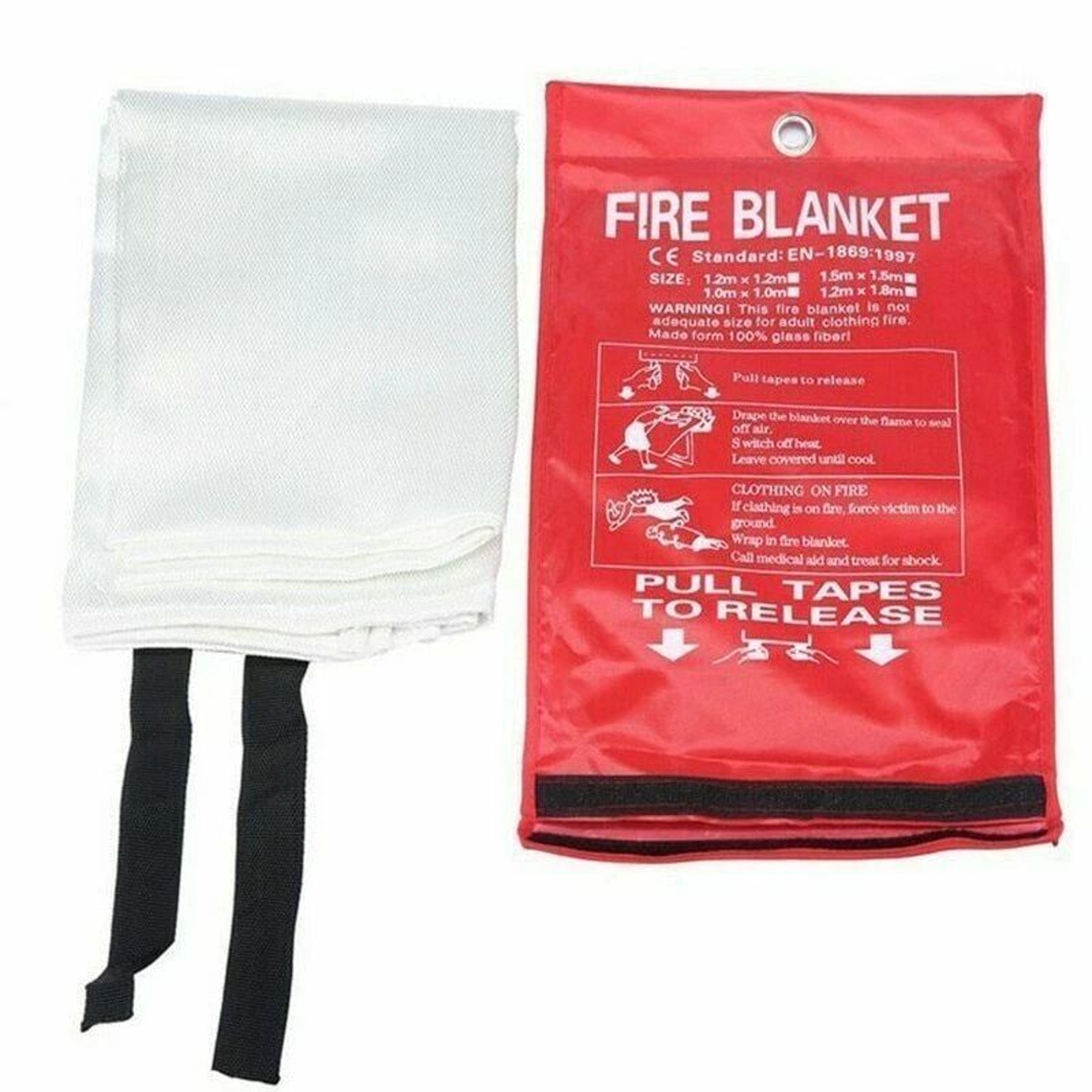Emergency Fire Blanket Fiberglass Fire Retardant Blanket For Home Kitchen Grill And Outdoor Use 9