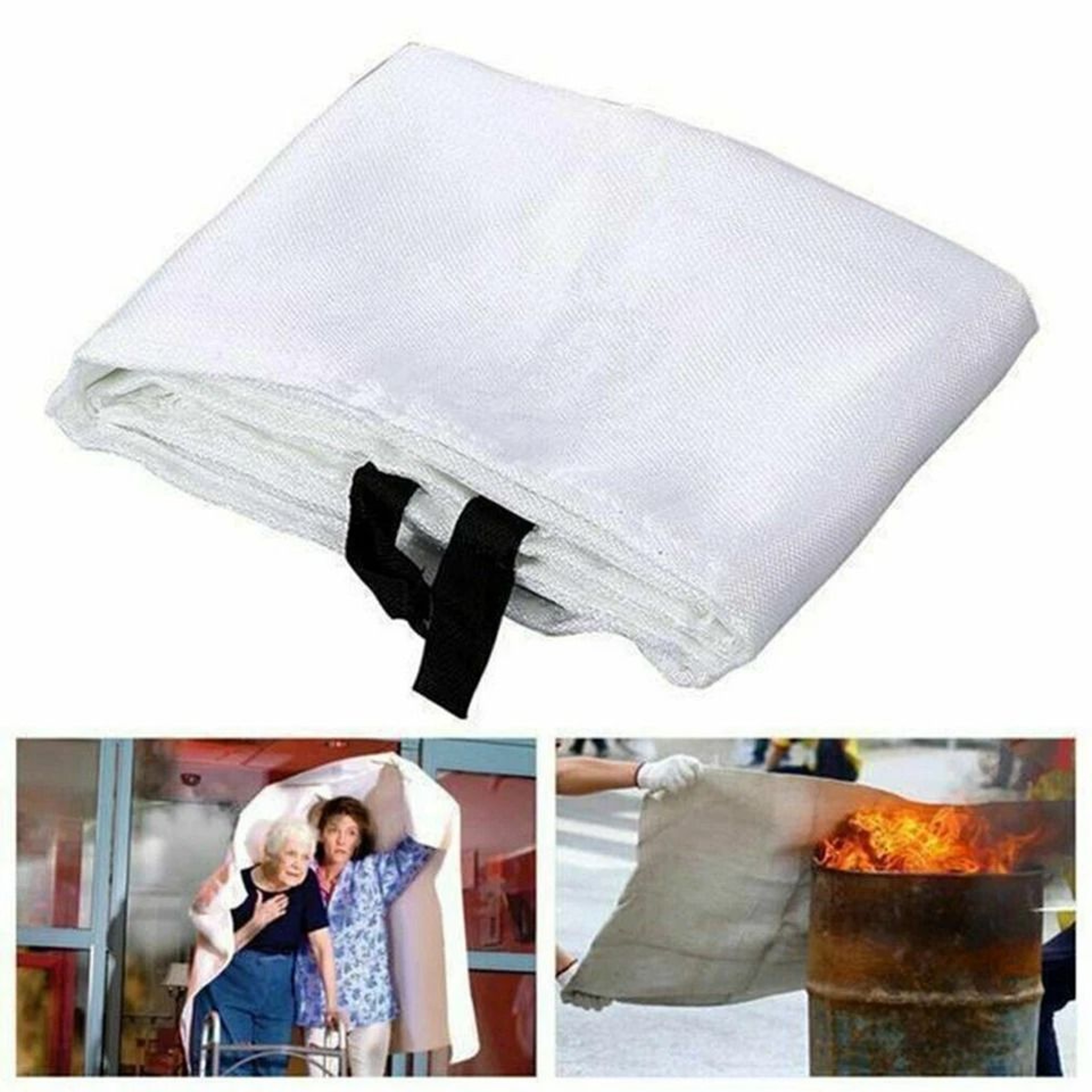Emergency Fire Blanket Fiberglass Fire Retardant Blanket For Home Kitchen Grill And Outdoor Use 5