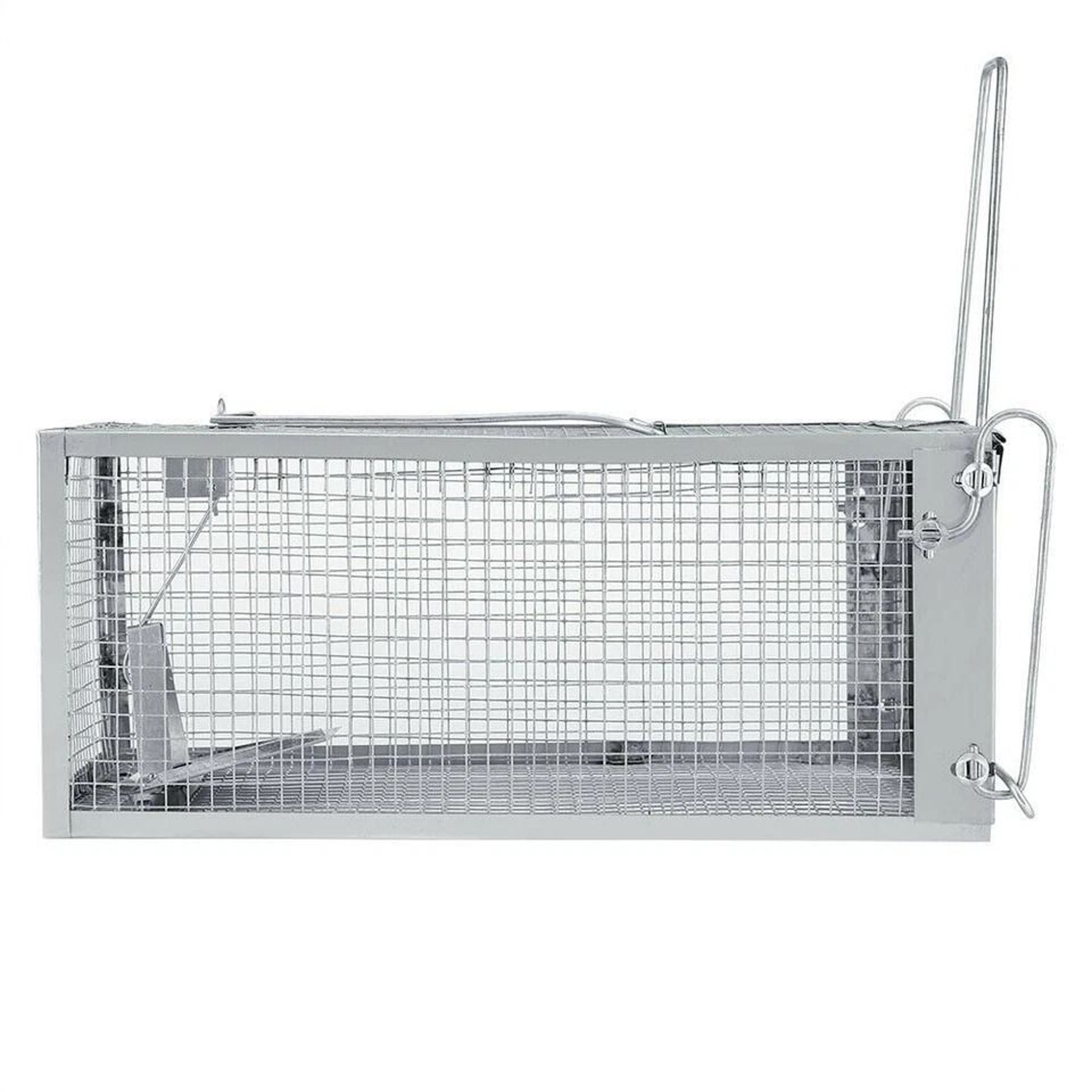 Humane Live Catch Rat Trap Easy Set Up Reusable Rodent Cage With High Sensitivity Trigger 6