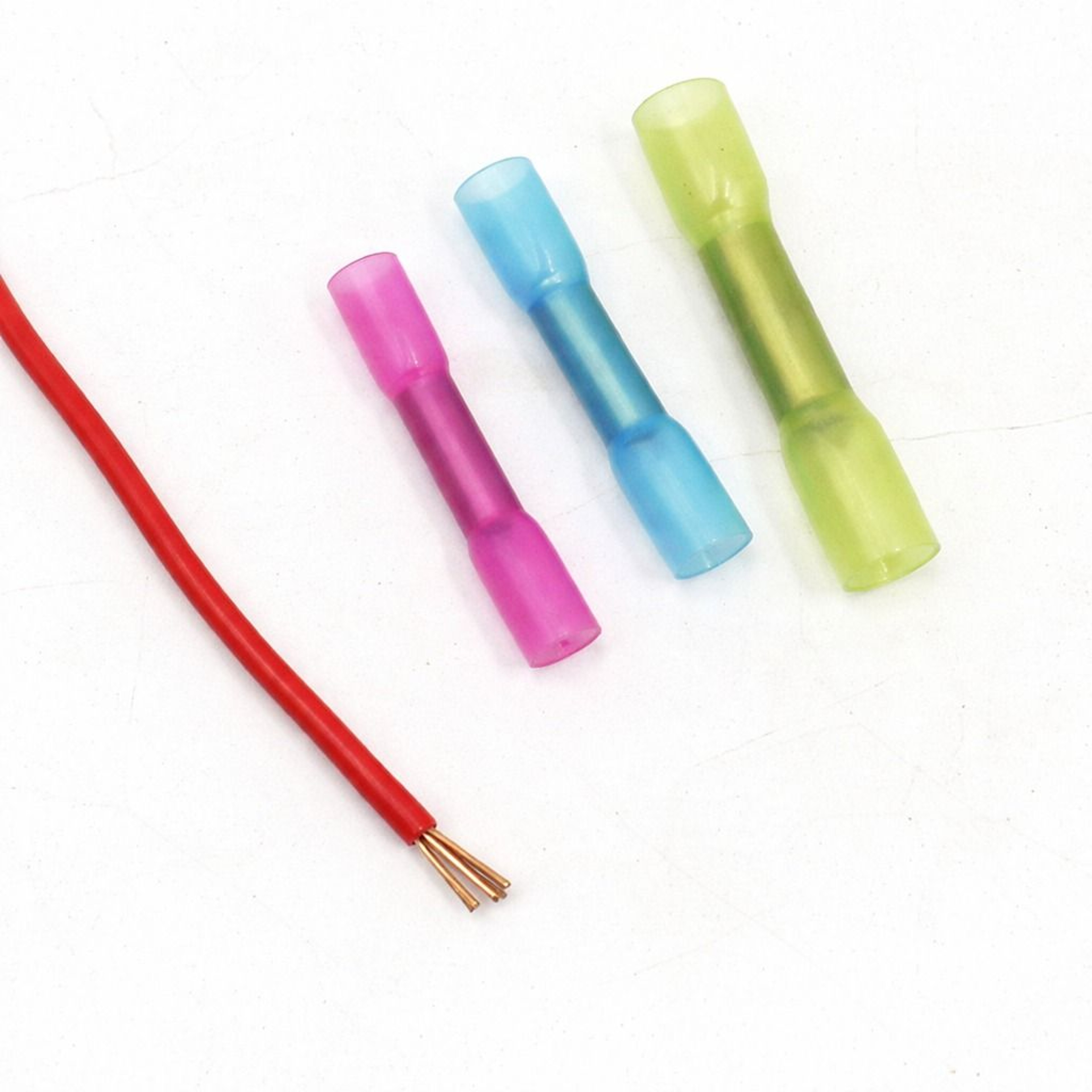 Heat Shrink Butt Wire Splice Connectors Waterproof Crimp Terminals For Automotive Marine  Outdoor U 0