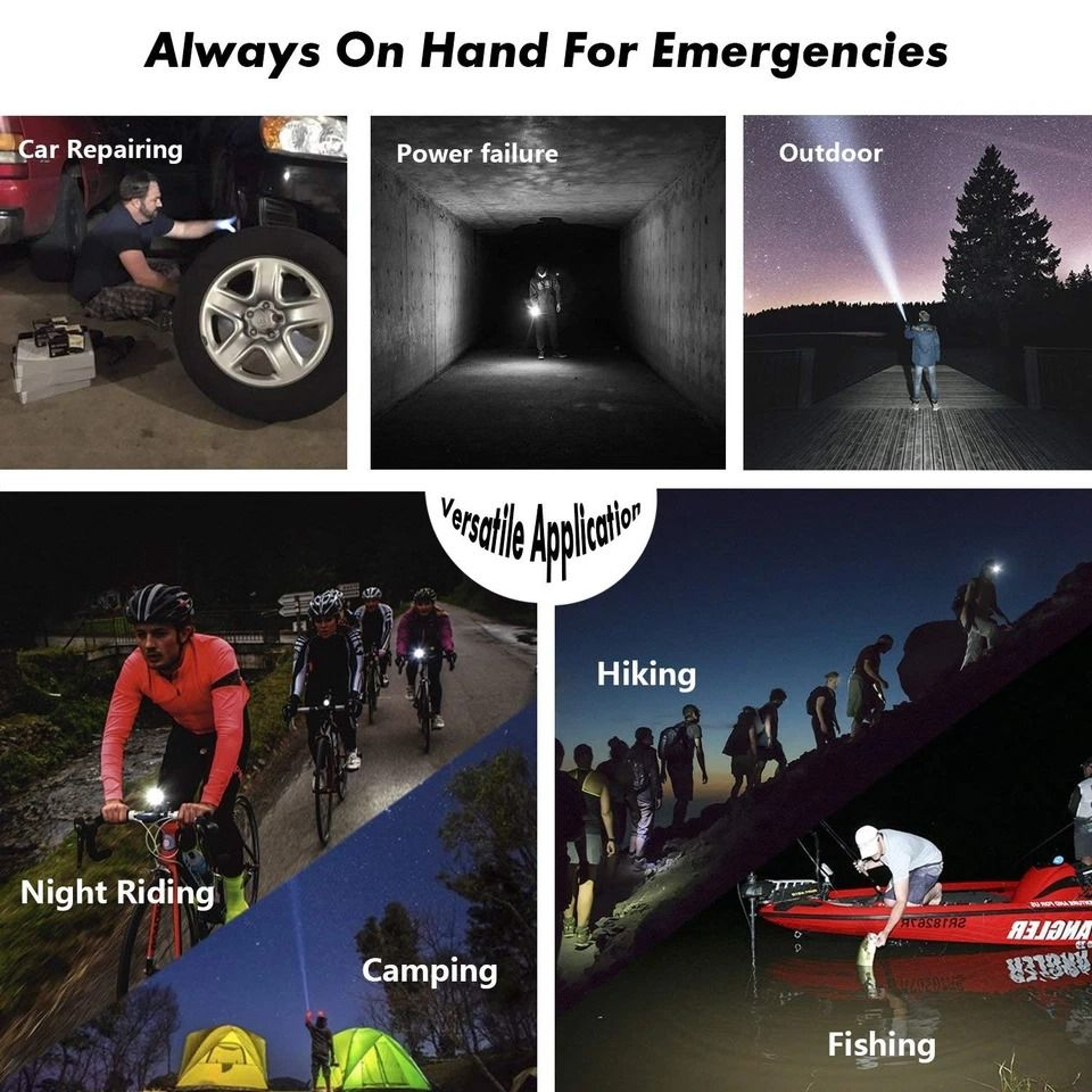 SuperBright Tactical Flashlight Zoomable LED Torch Searchlight For Outdoors  Emergencies 4
