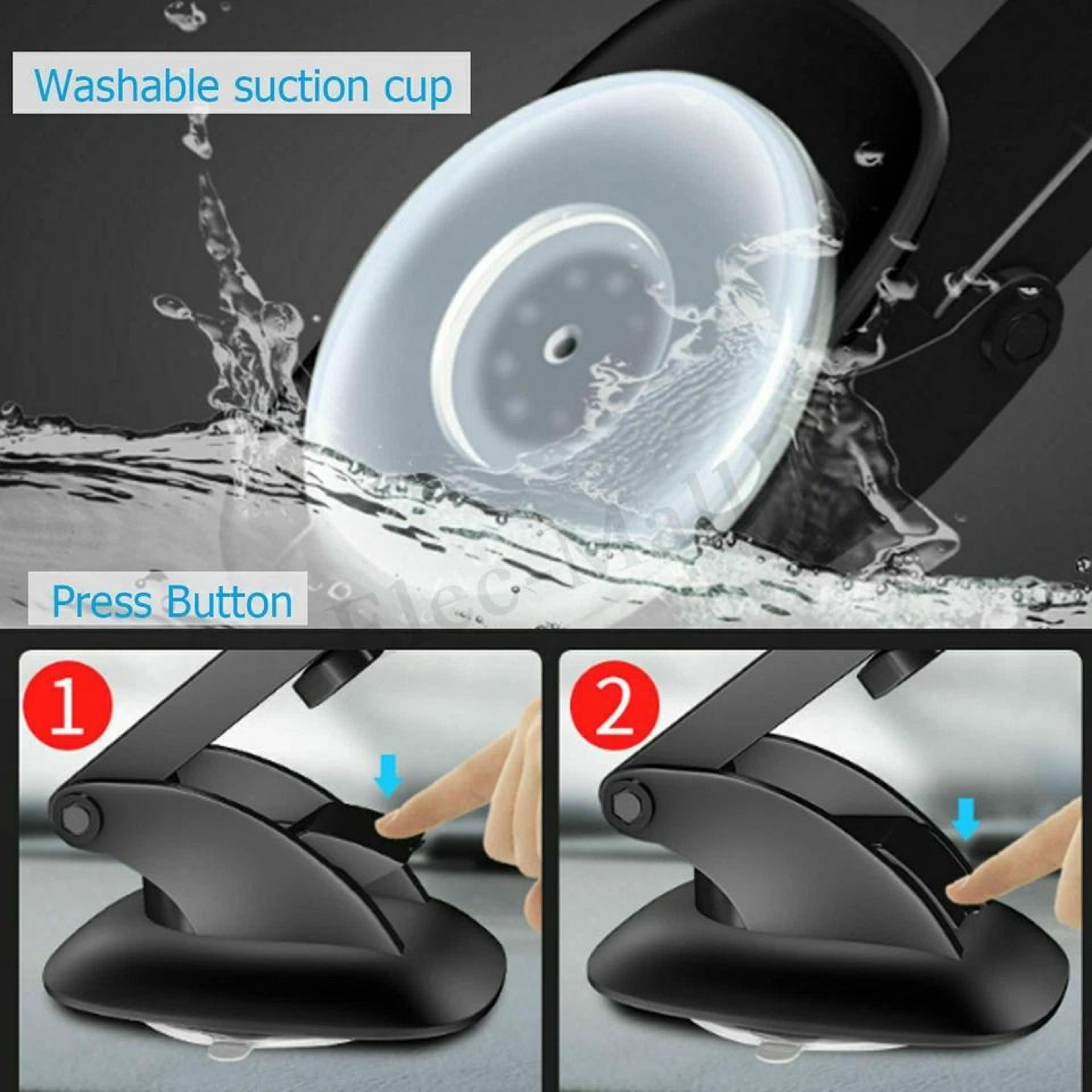 Wireless Car Charger  Phone Holder Mount With Fast Charging 2