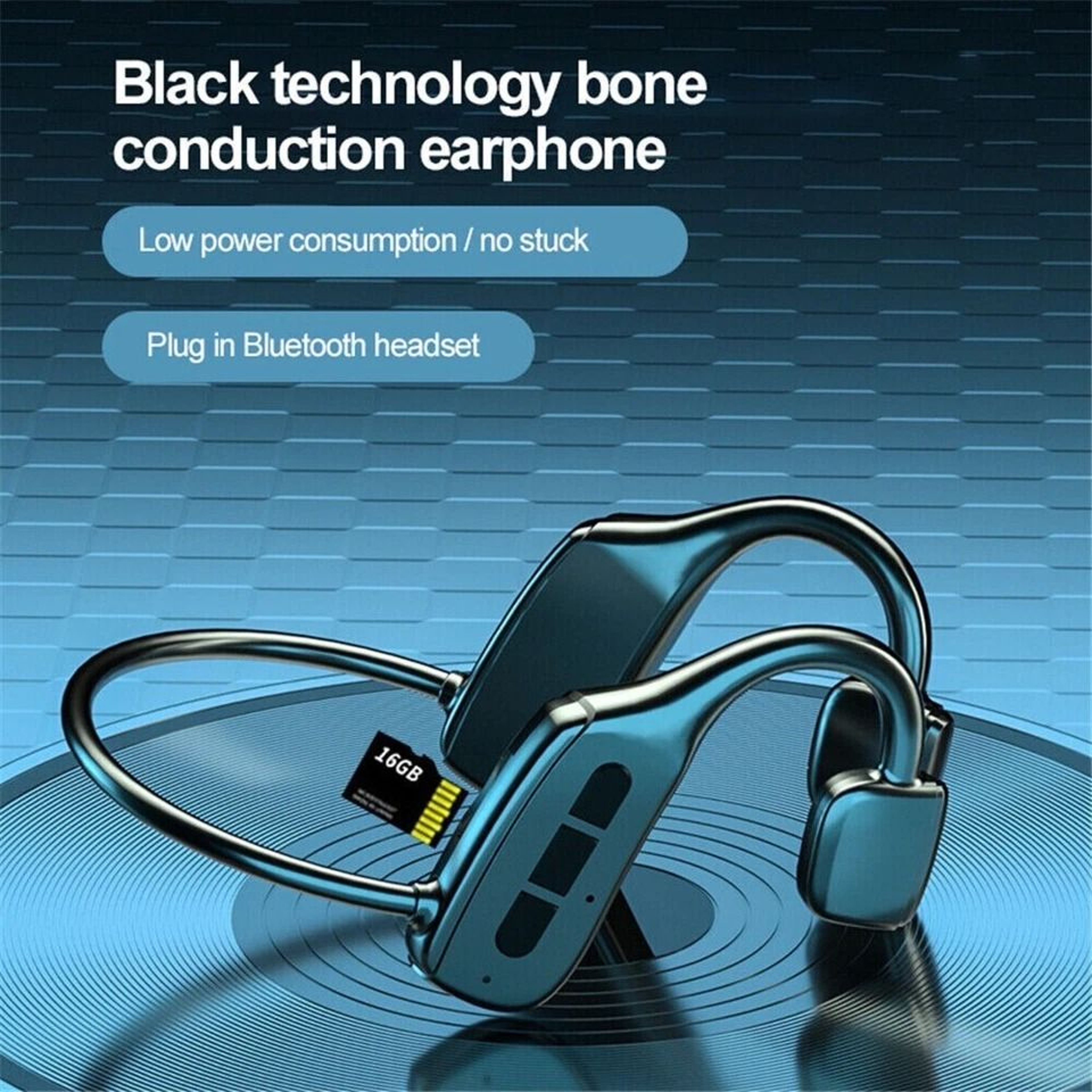 Bone Conduction Headphones Bluetooth Wireless Headset For Outdoor Sports Waterproof Ergonomic Earbu 1