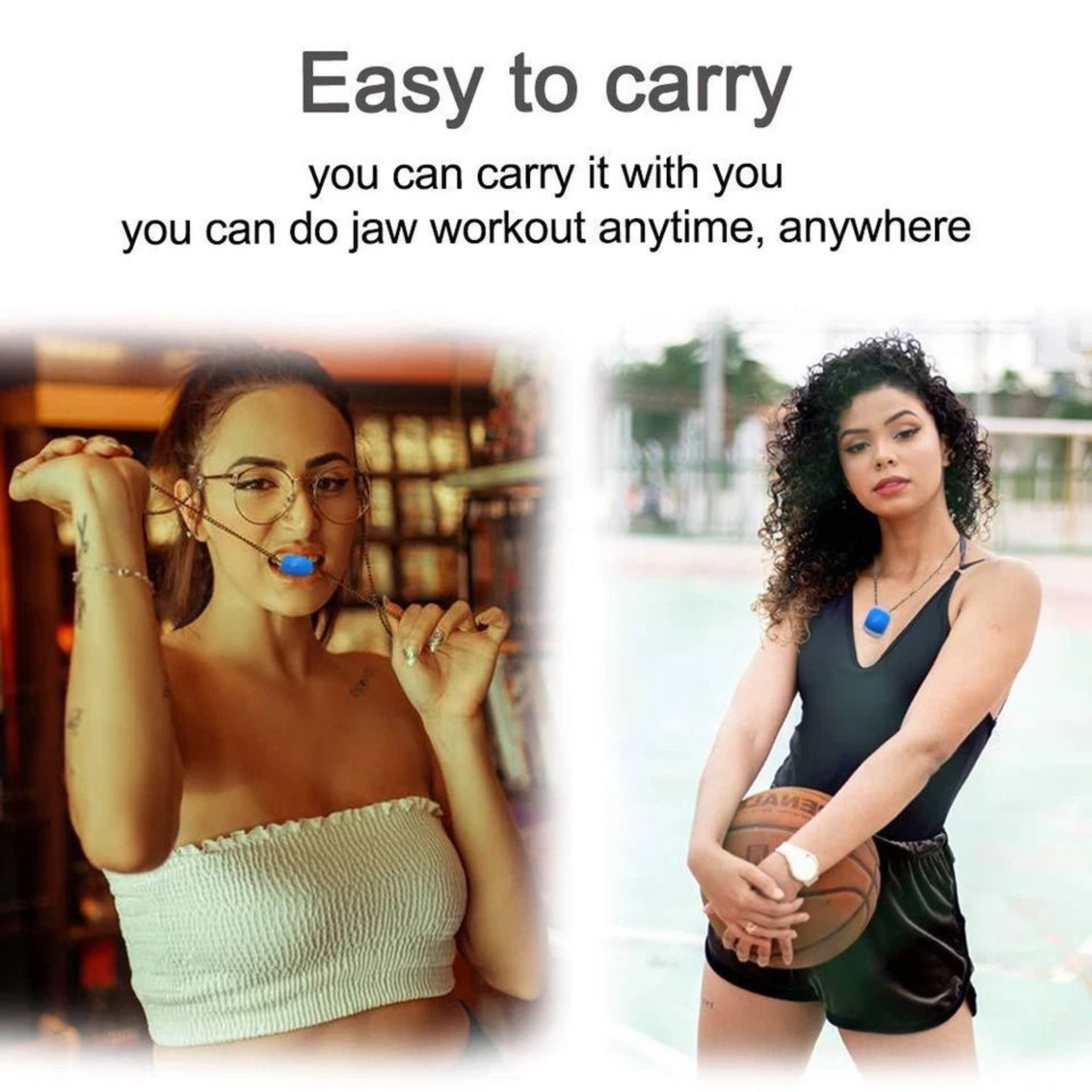 Jawline Exerciser Fitness Ball Neck  Face Toning Trainer For Jaw Strength And Slimming 2