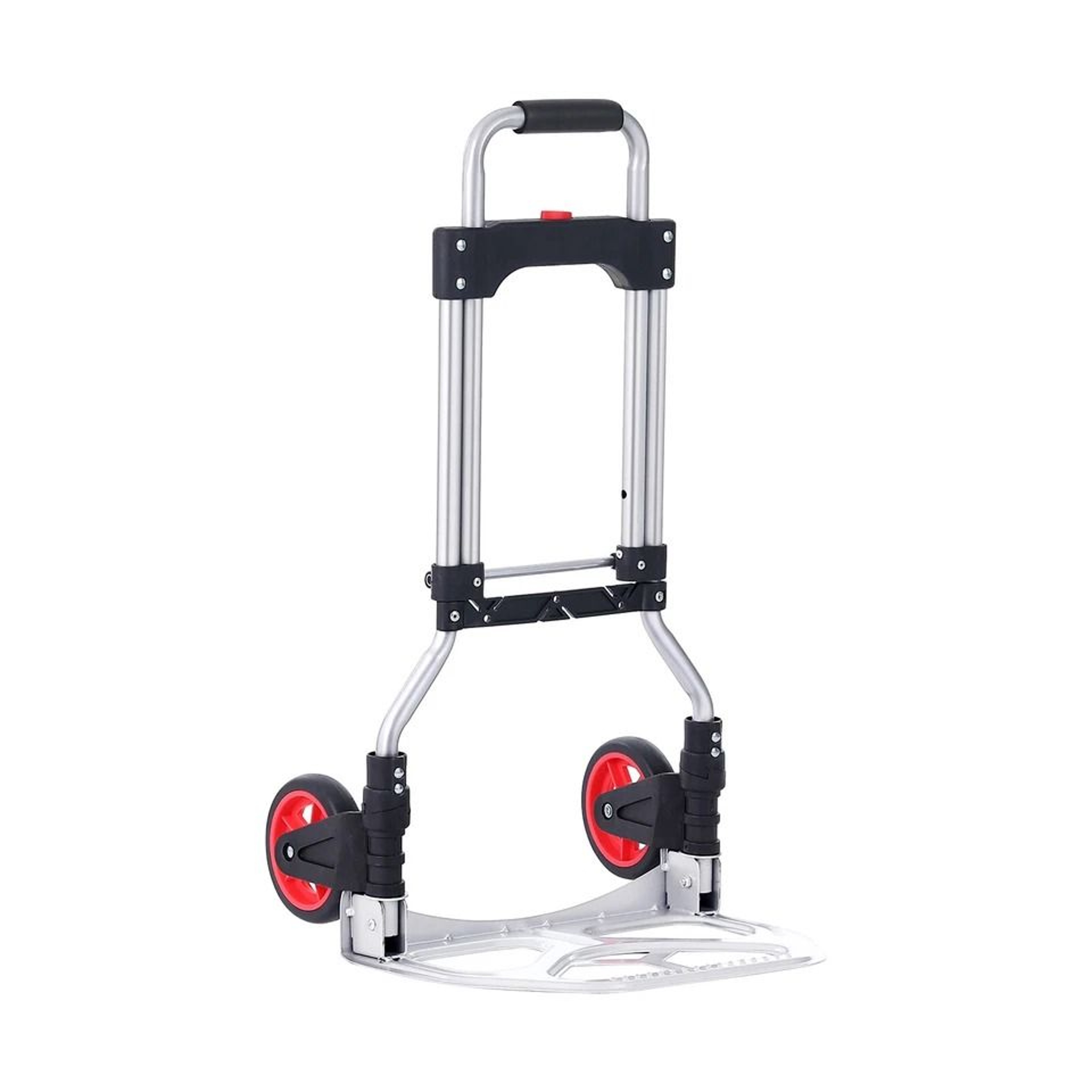 Folding Hand Truck Aluminum Trolley Cart Dolly With Bungee Cord 2