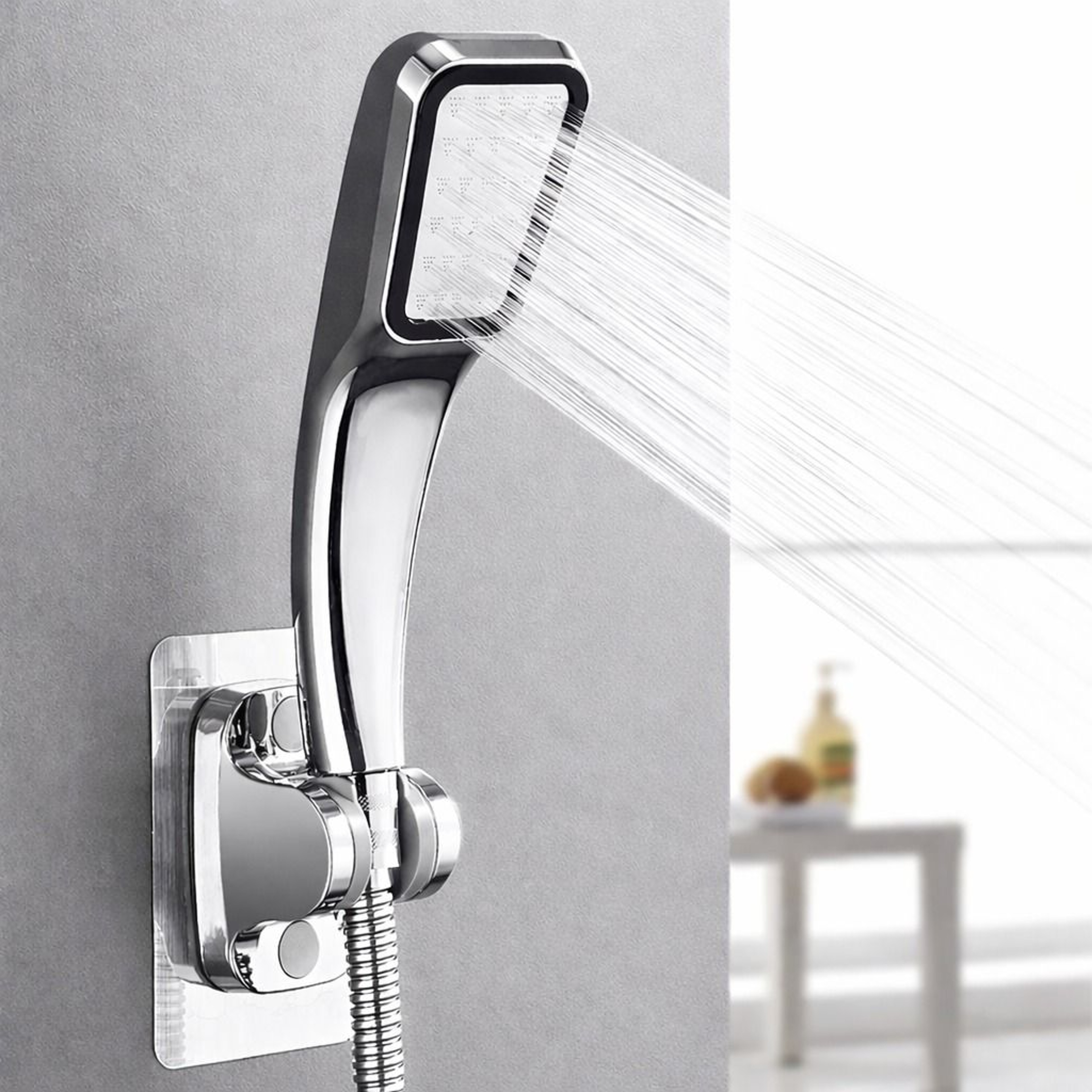 High Pressure Handheld Shower Head Water Saving Bath Nozzle For Powerful Shower Experience 0