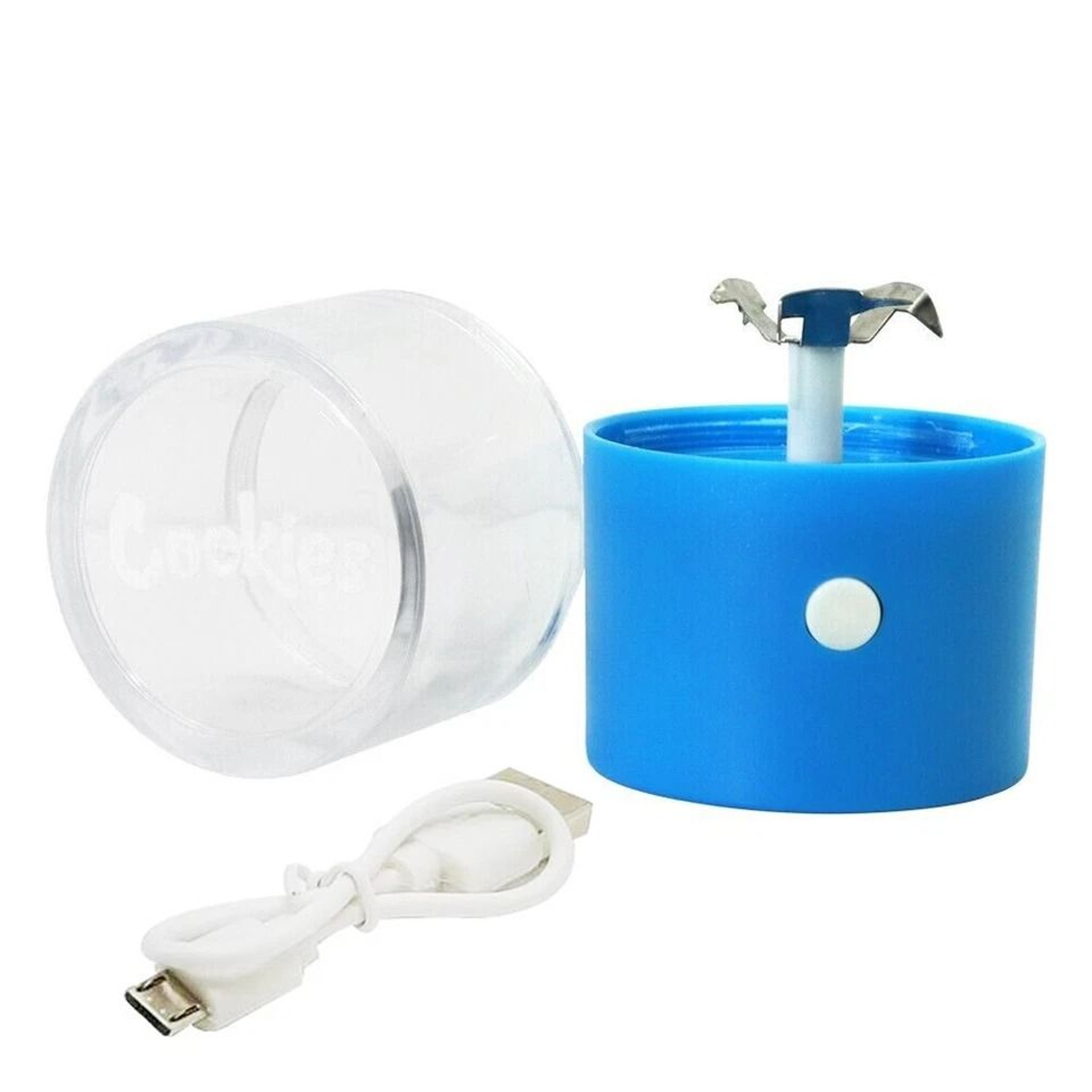 Electric Portable Herb And Garlic Grinder USB Rechargeable Crusher For Easy Cooking 3