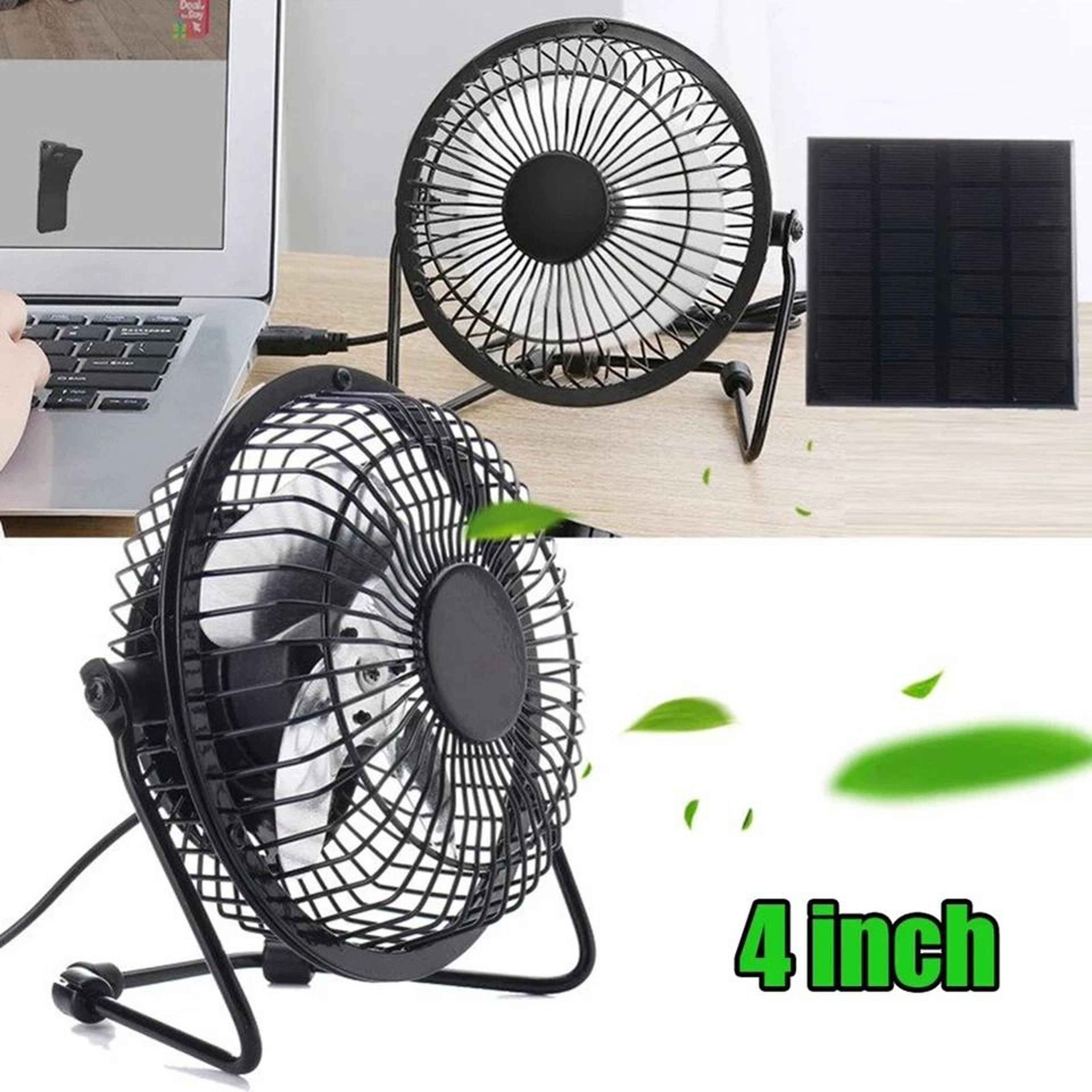 Solar Powered Fan For Greenhouses Pets And Chicken Houses Portable Mini Ventilator 6