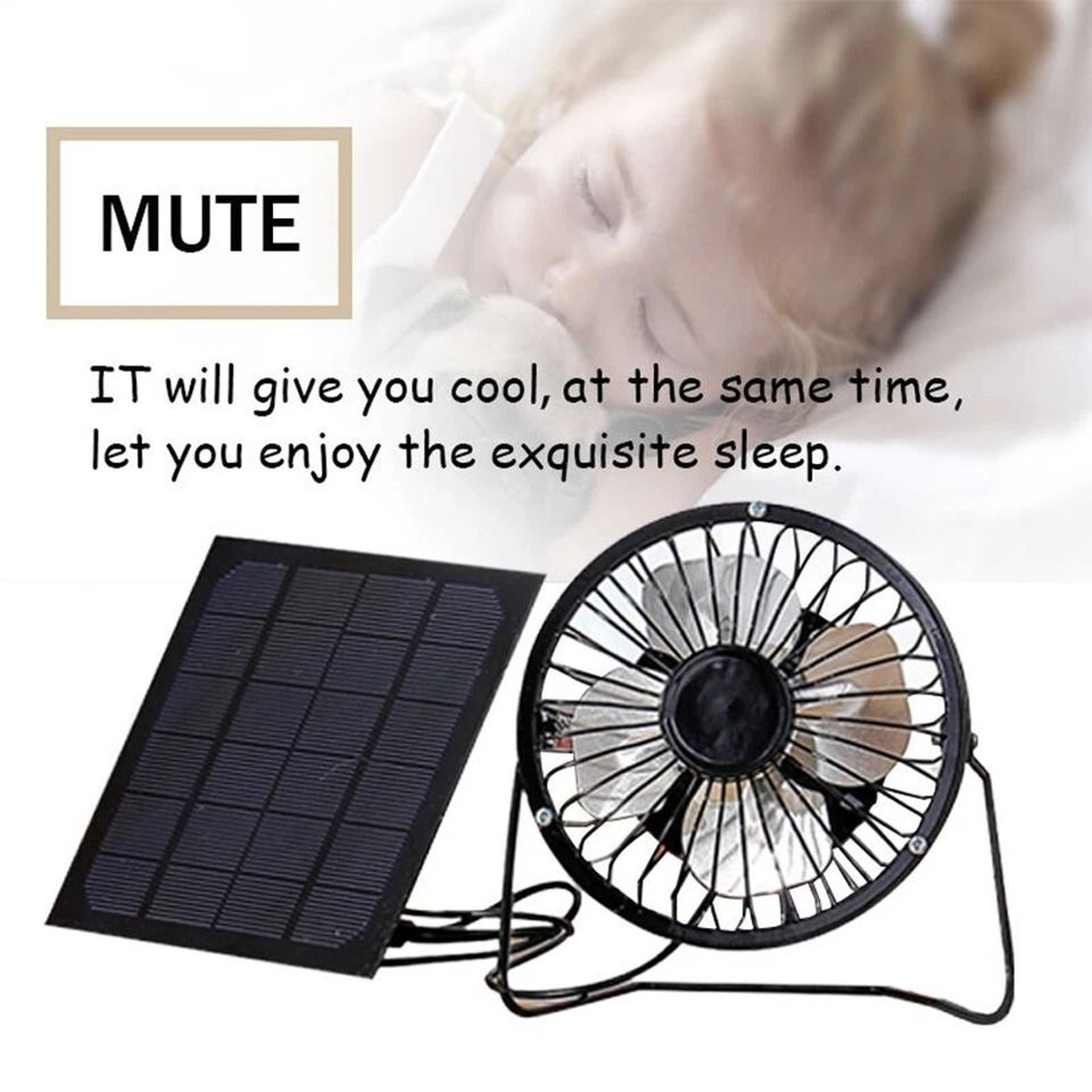 Solar Powered Fan For Greenhouses Pets And Chicken Houses Portable Mini Ventilator 7