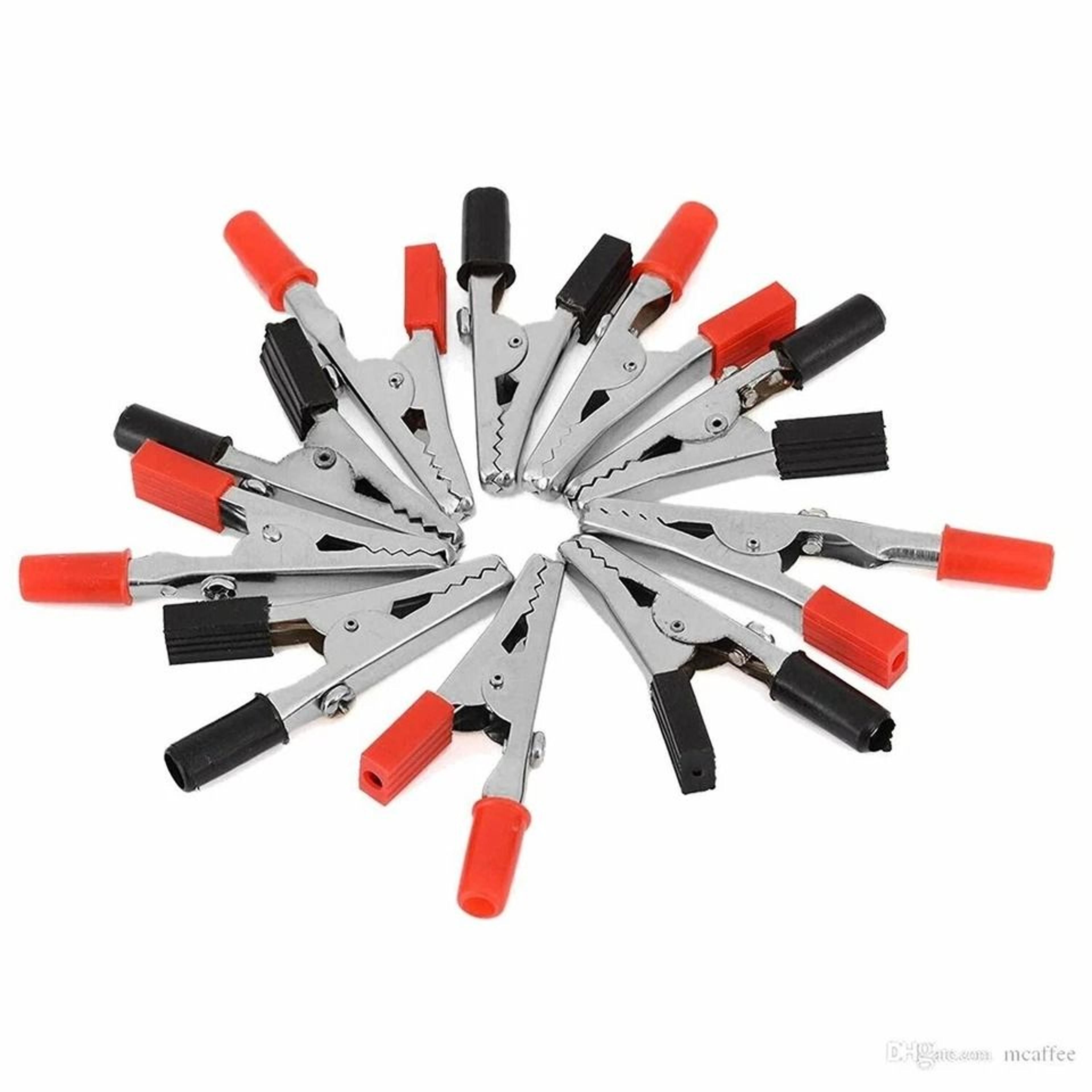 Electrical Test Clamps Alligator Clips With Metal Handles For Accurate Testing 4