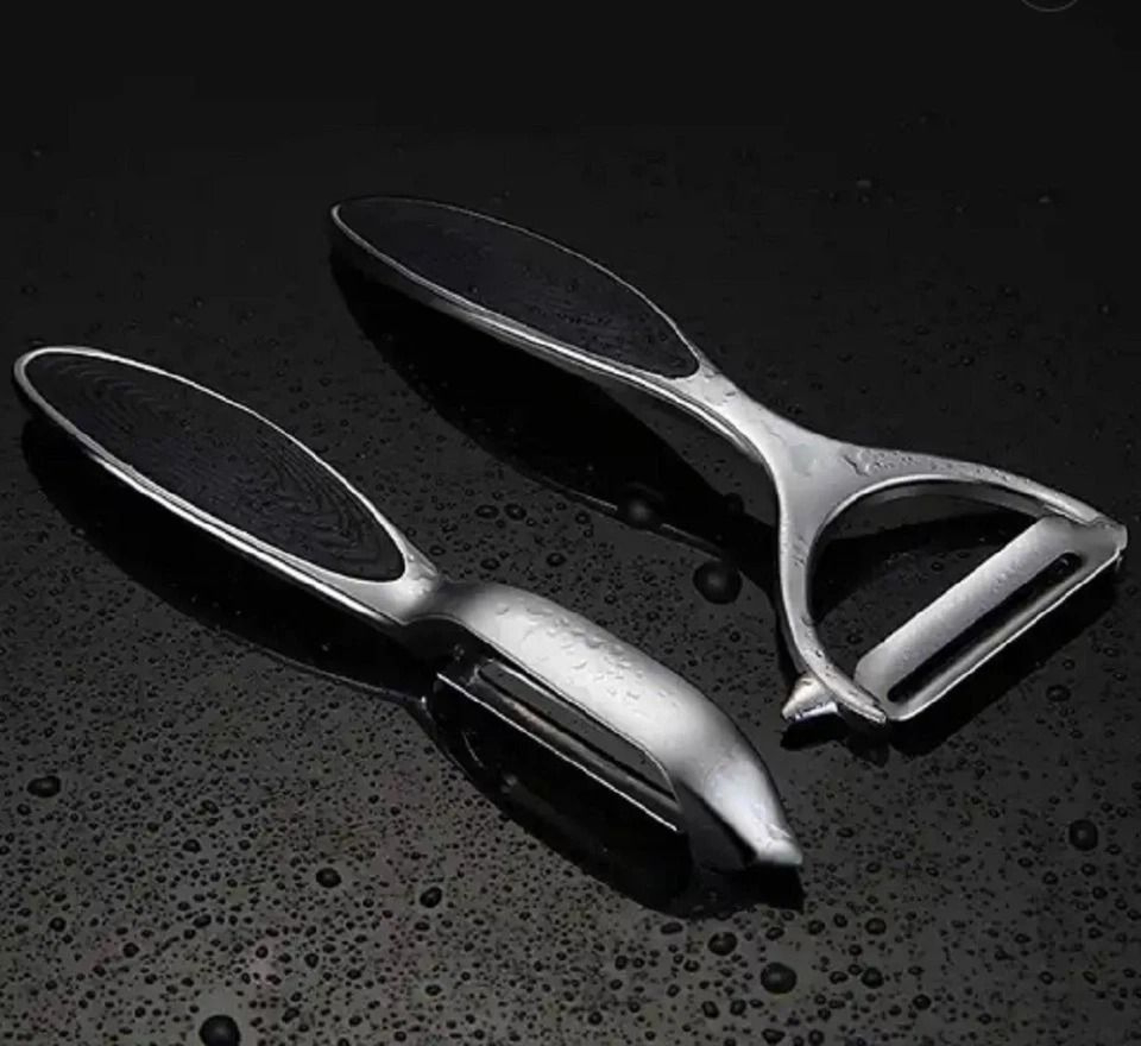 Stainless Steel Vegetable Peeler Set NonSlip Handle For Potatoes Carrots  More 3