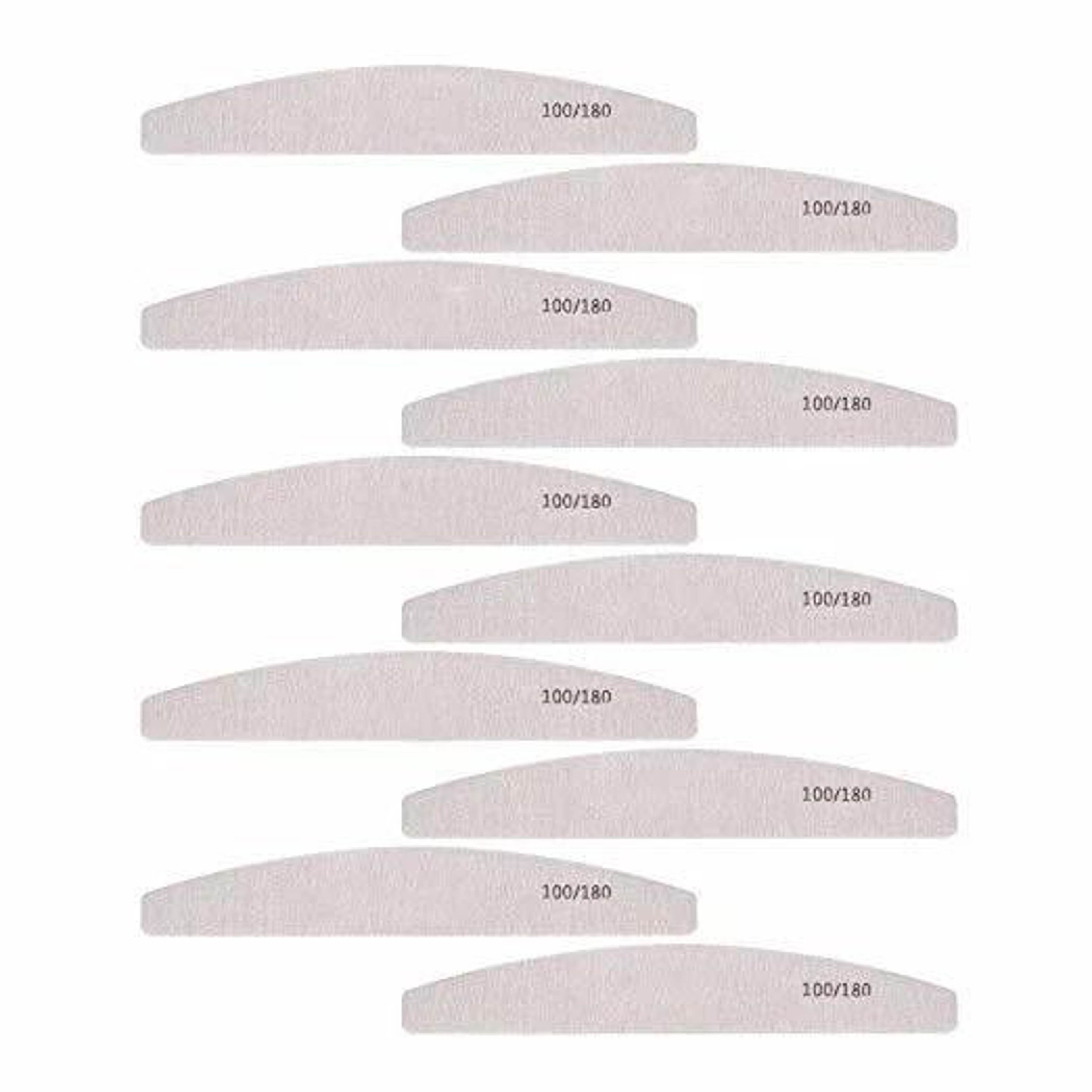 Professional Dual Grit Nail Files Set Emery Boards For Acrylic  Natural Nails 5