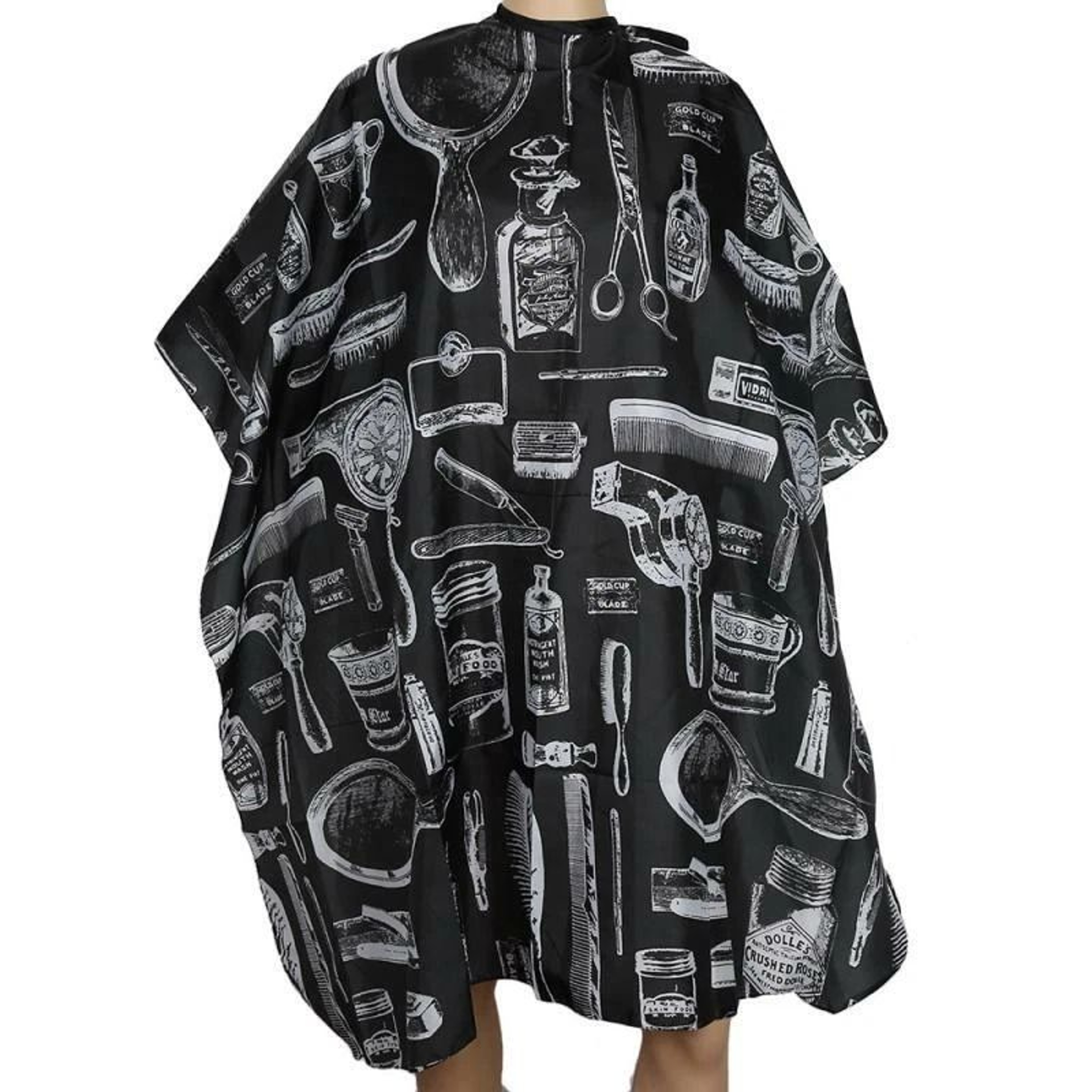 Durable Waterproof Salon Hair Cutting Cape Premium Barber Cloth Apron For Hairdressers Adjustable   0