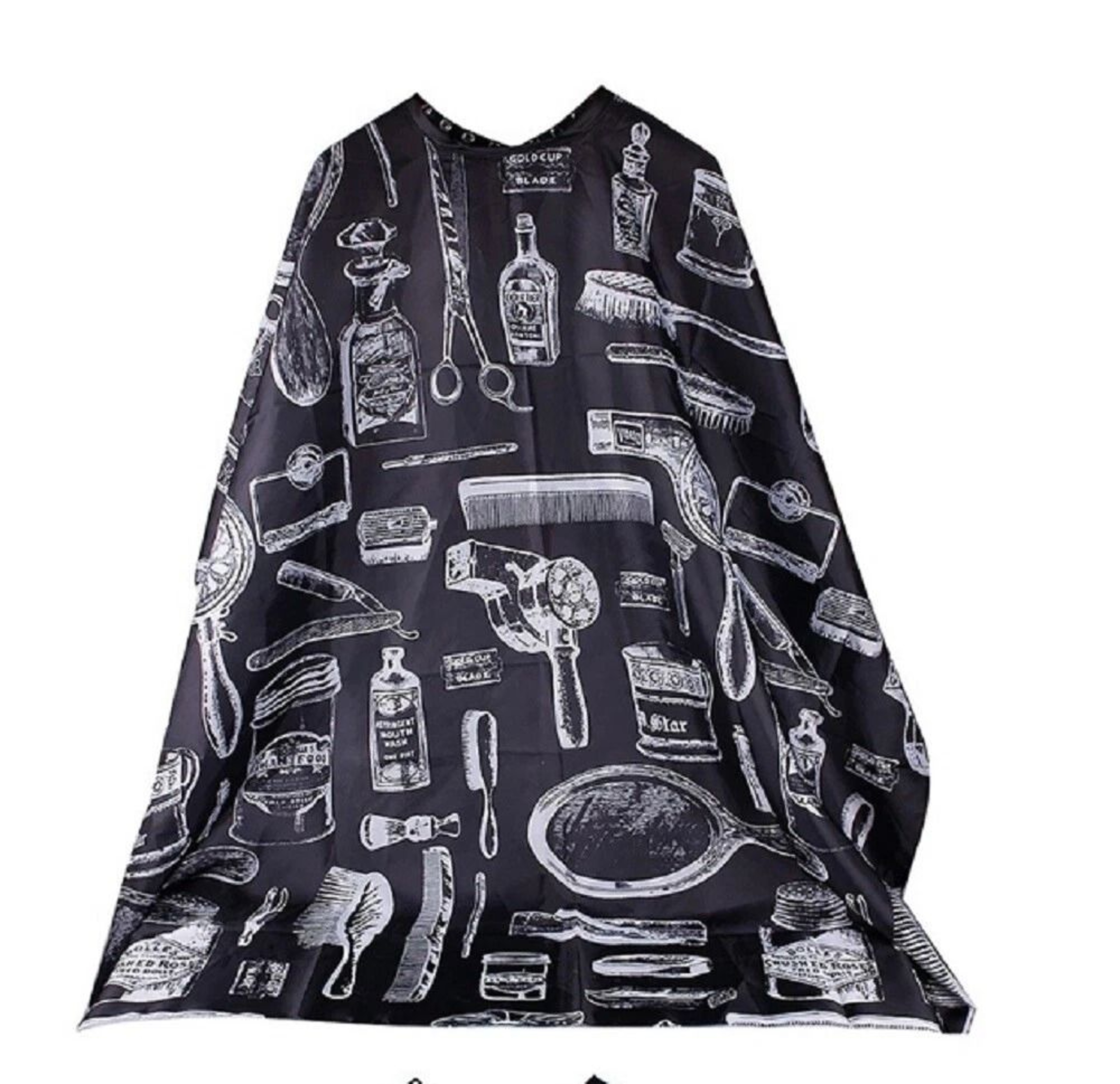 Durable Waterproof Salon Hair Cutting Cape Premium Barber Cloth Apron For Hairdressers Adjustable   8