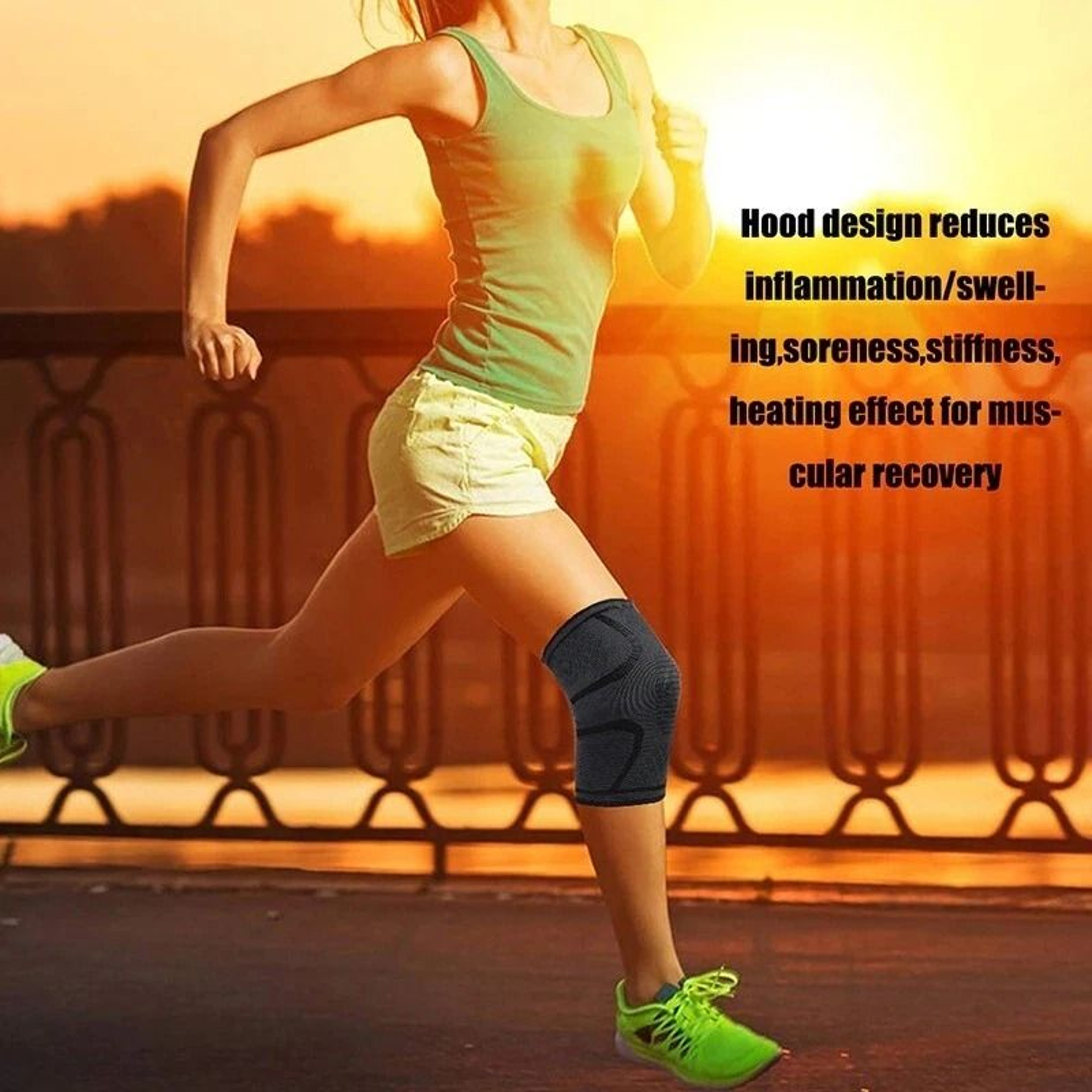 Knee Sleeve Compression Brace For Joint Pain  Arthritis Relief Ideal For Sports  Gym Use 3