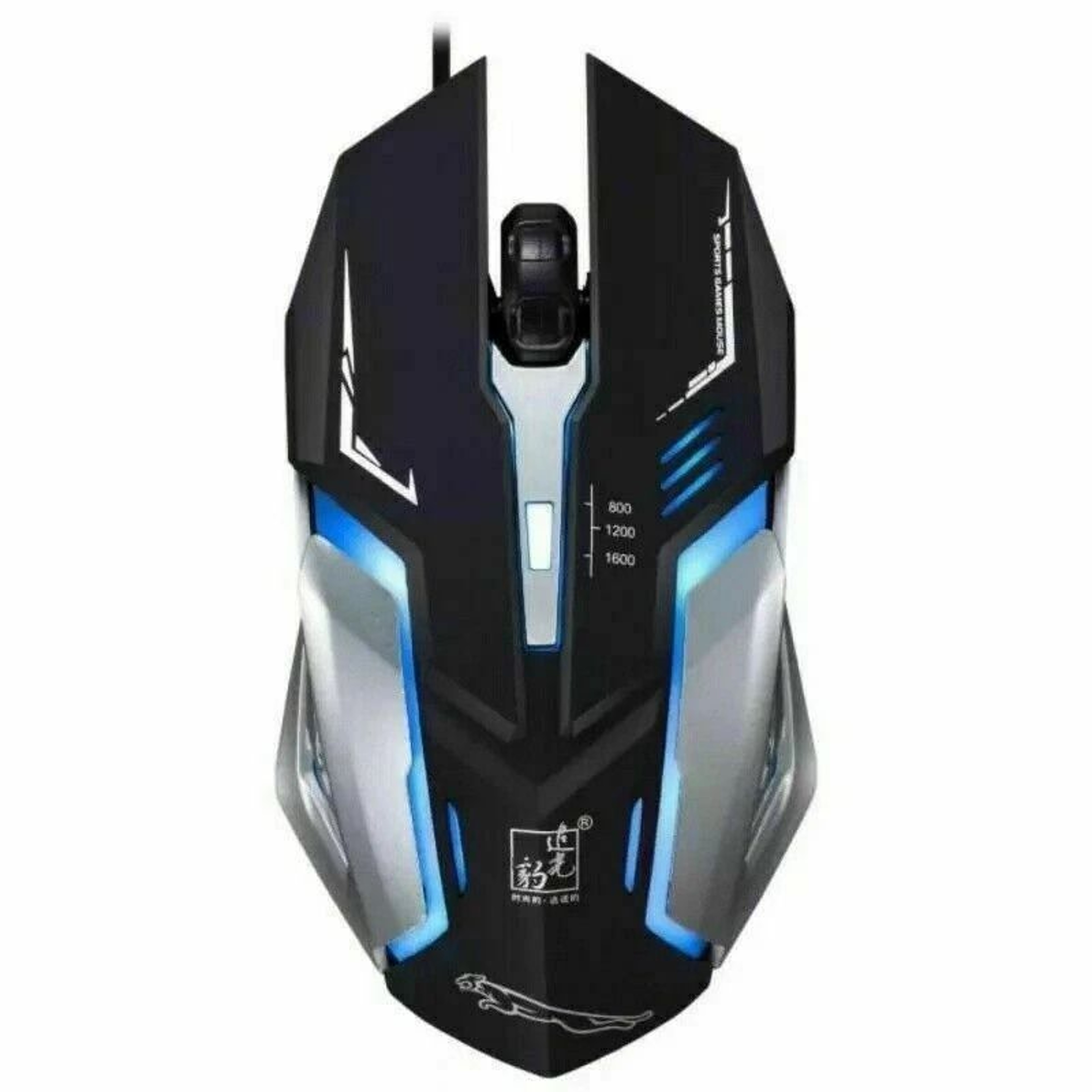 Gaming Mouse LED Breathing Fire Silent USB Wired For Laptop And PC 11