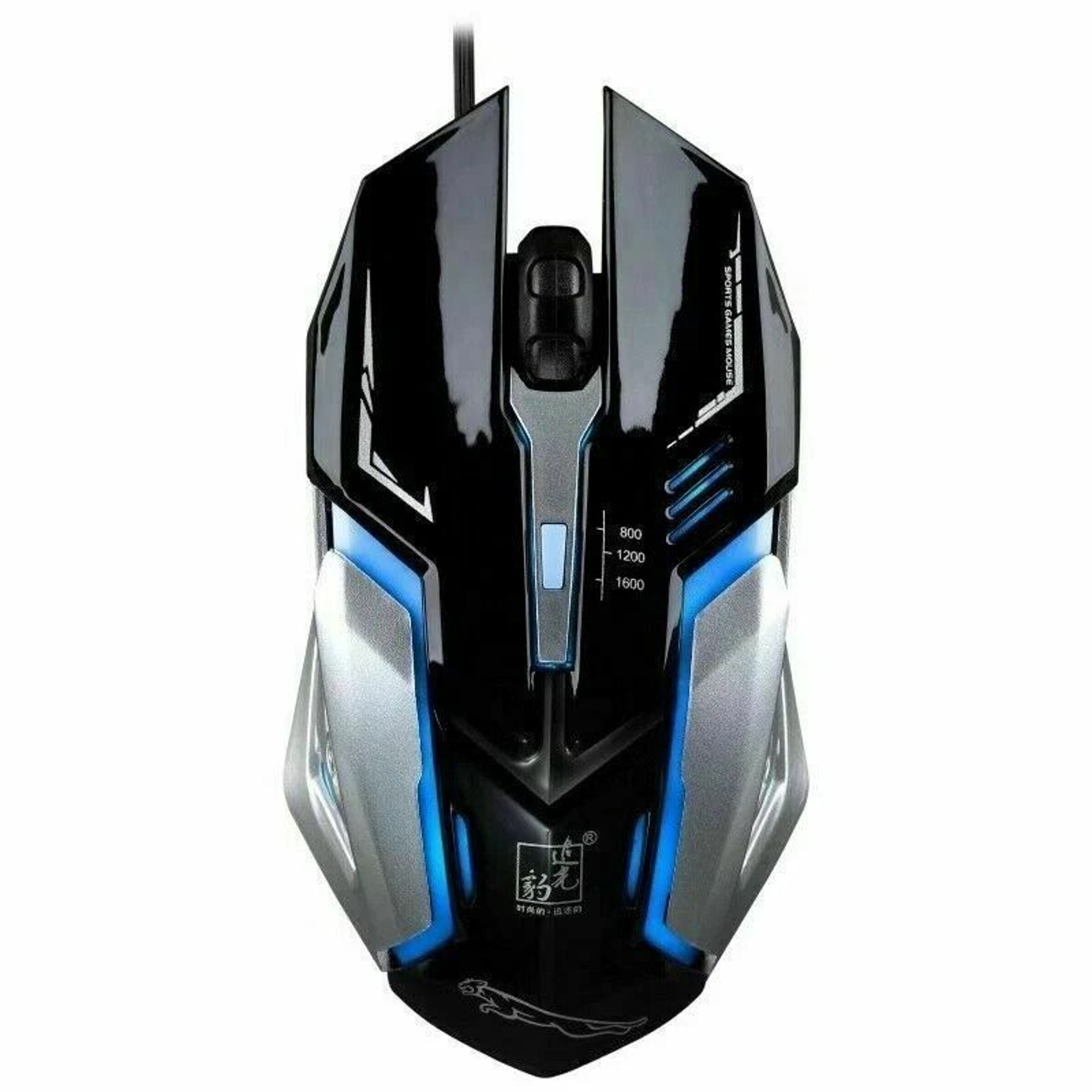 Gaming Mouse LED Breathing Fire Silent USB Wired For Laptop And PC 12