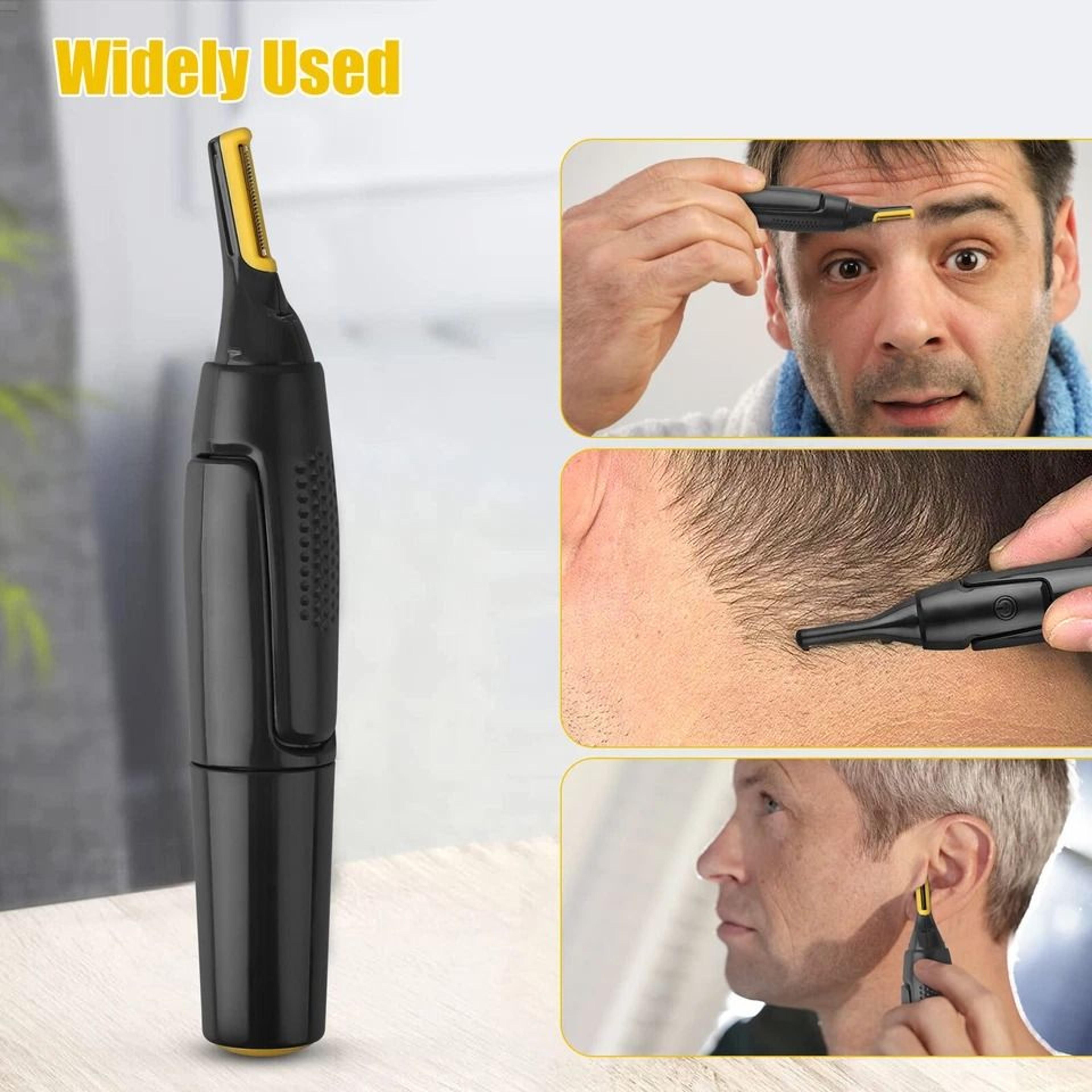Mens Electric Nose Ear Beard And Eyebrow Trimmer Painless Grooming For Precision Hair Removal 2