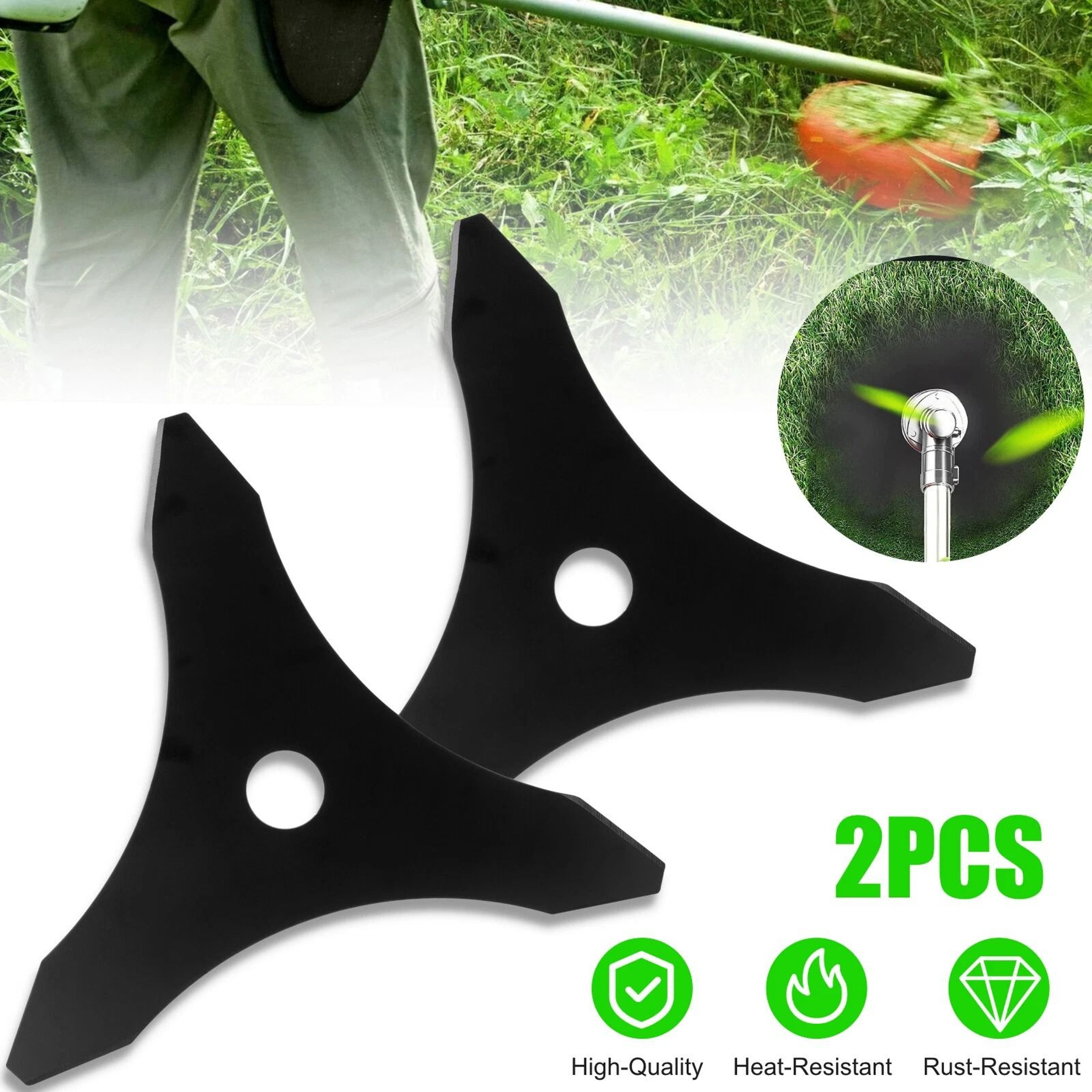 Steel Brush Cutter Blades For Weed Eater And Trimmer Replacement Durable 7