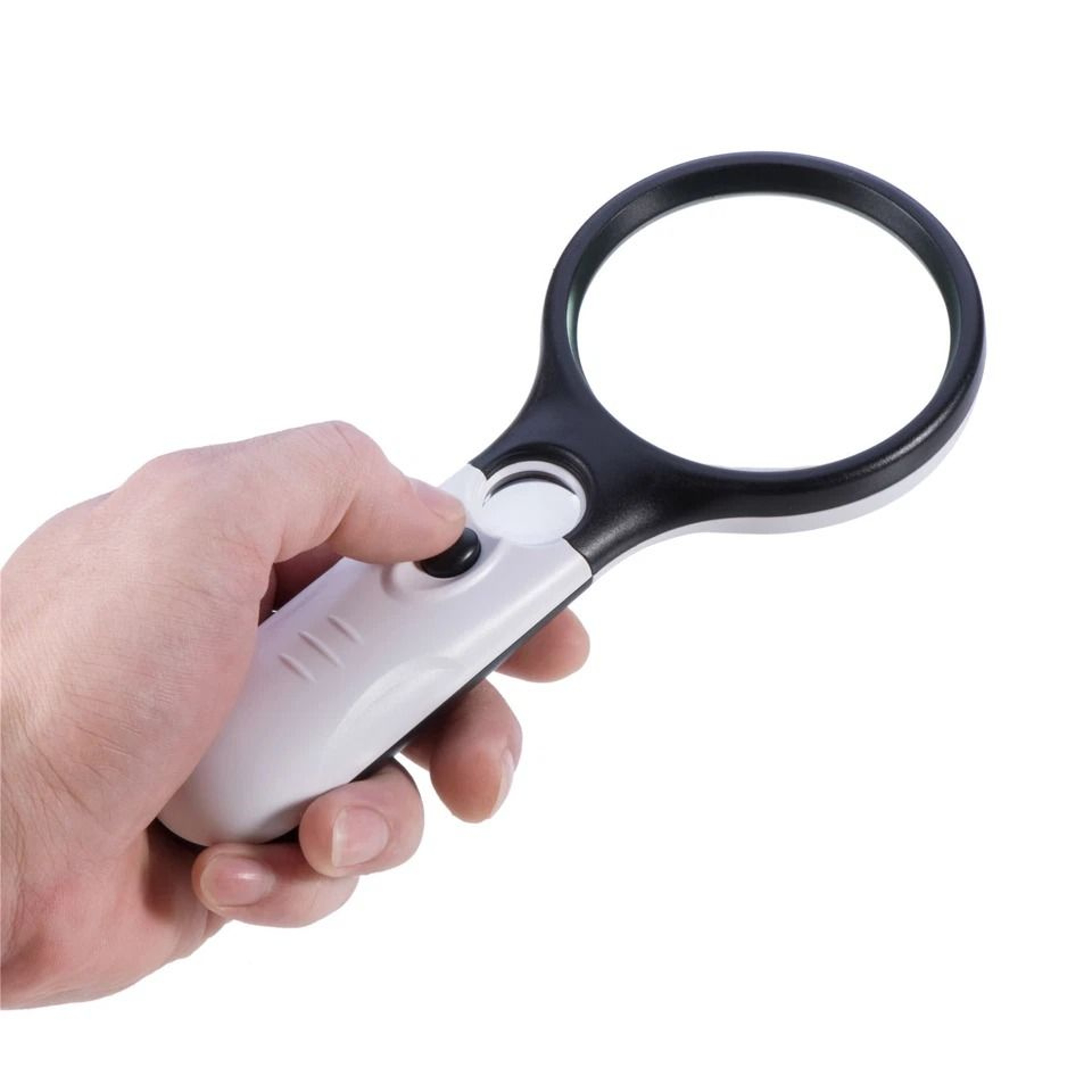 LED Light Handheld Magnifier With 45X Magnification And Large Lens For Reading Jewelry And Detailed 2