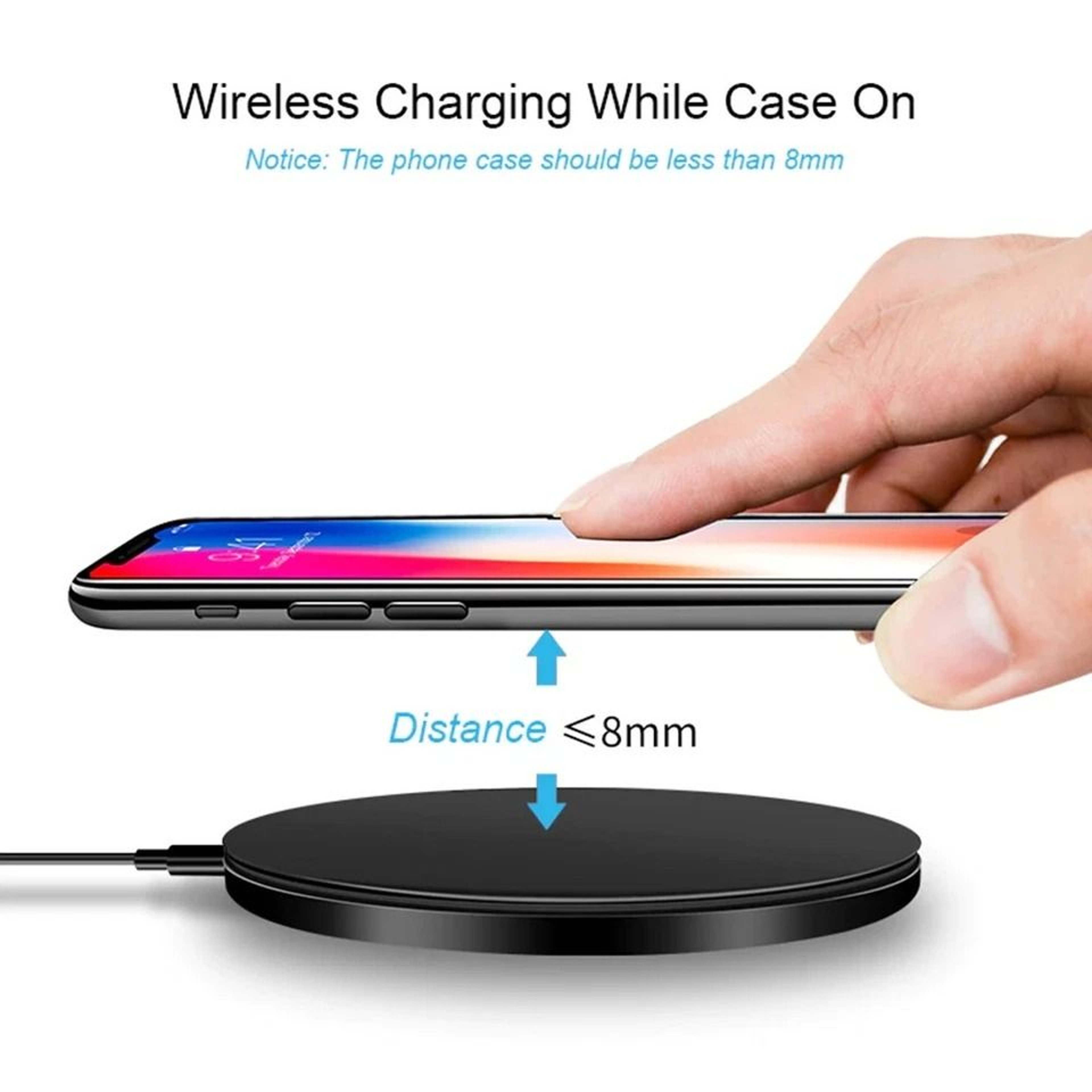 Fast Wireless Charging Pad Slim Case Friendly Charger 7