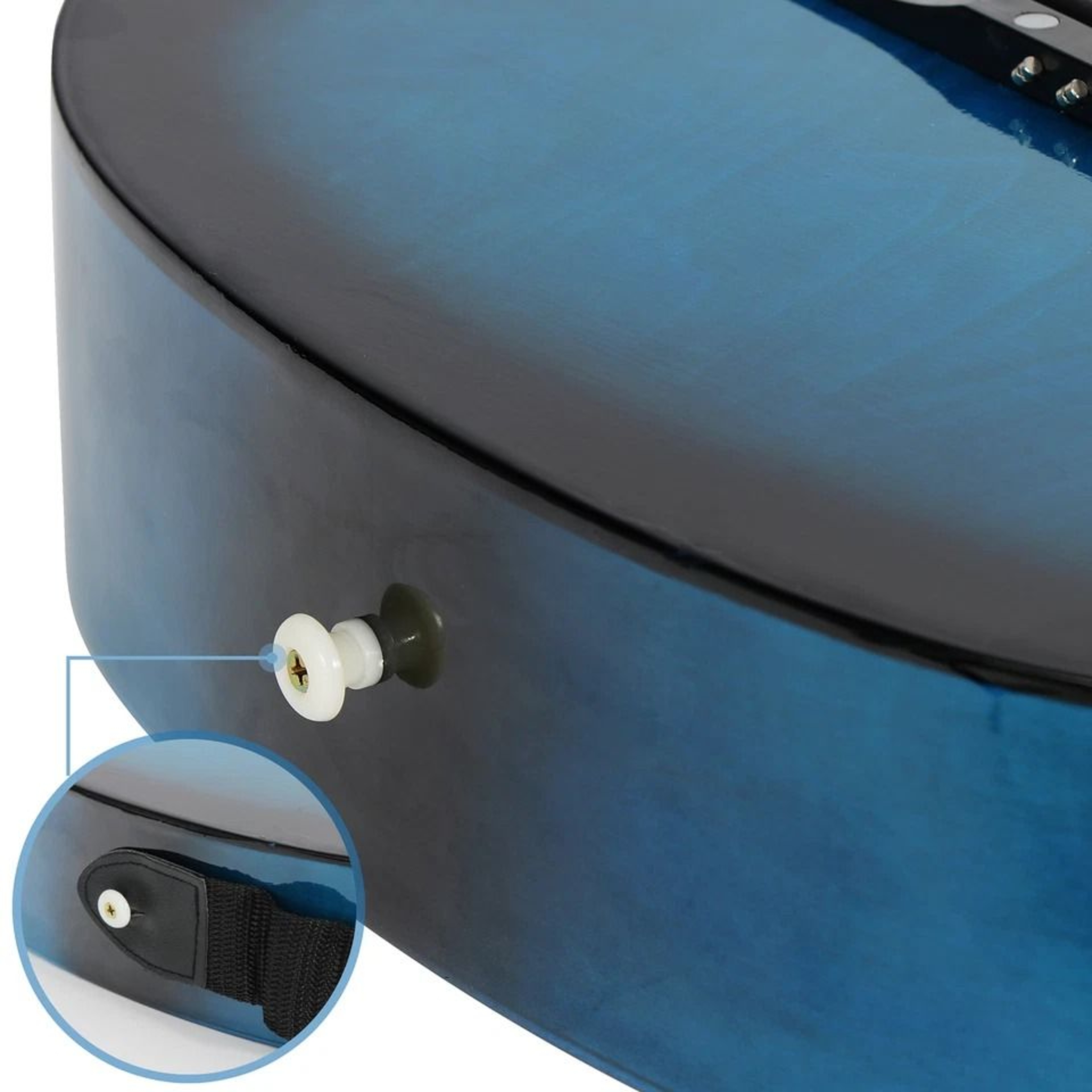 Beginner Acoustic Guitar Starter Kit With Case Tuner Strap Picks And Strings 5