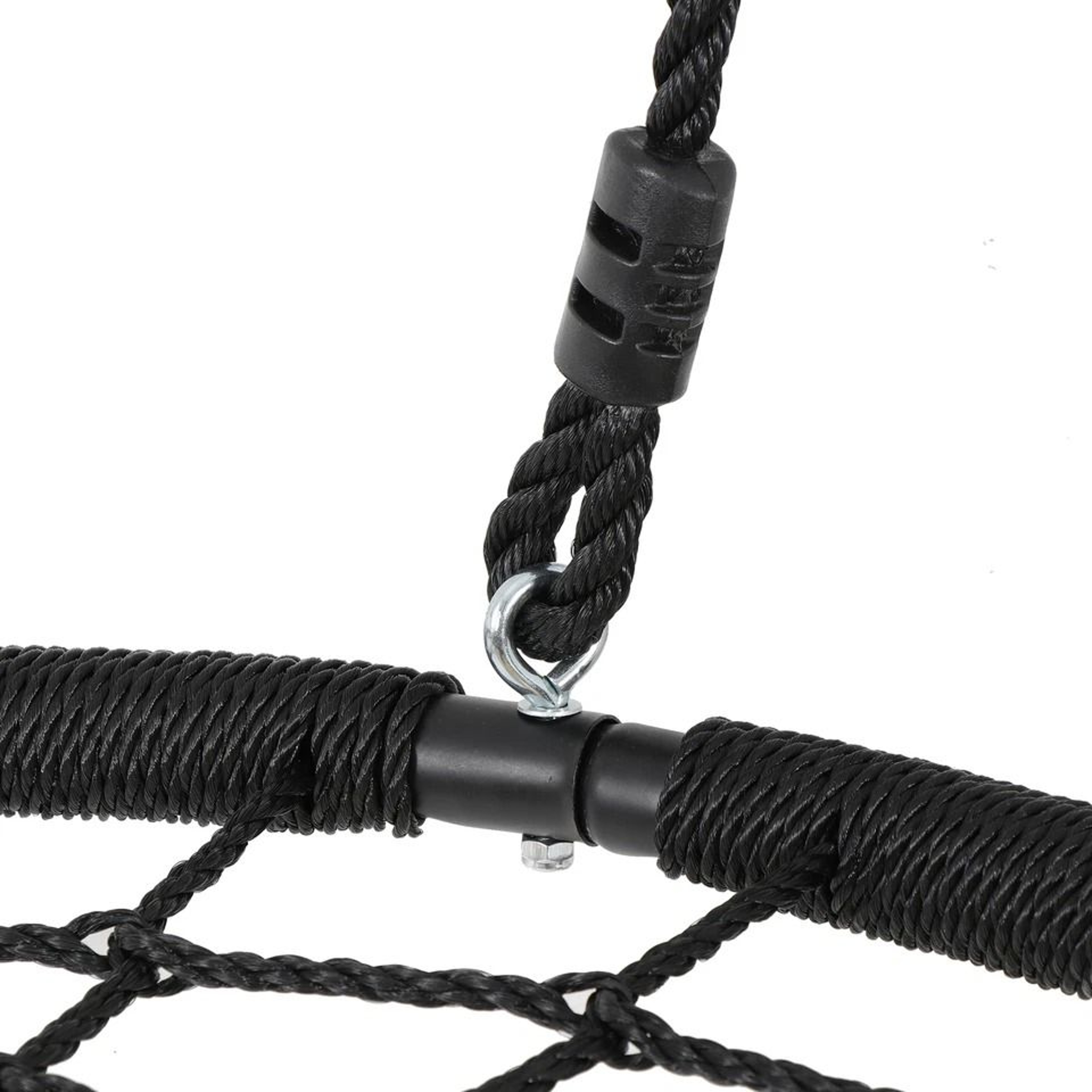 Spider Web Tree Swing Outdoor Kids Platform Swing With Heavy Duty Rope And Steel Frame 3
