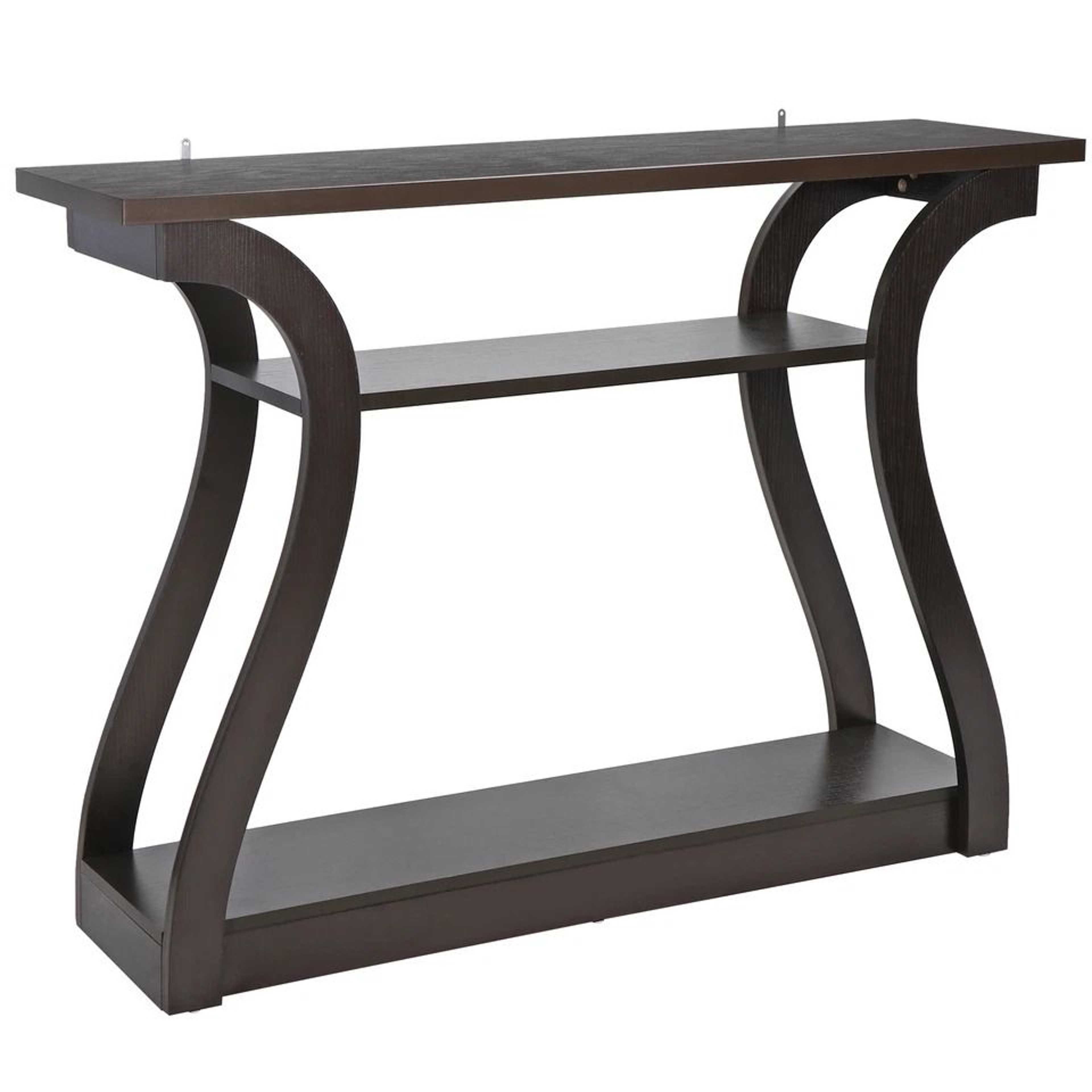 Modern Industrial Console Table Narrow Entryway Sofa Table With Storage Shelf 6