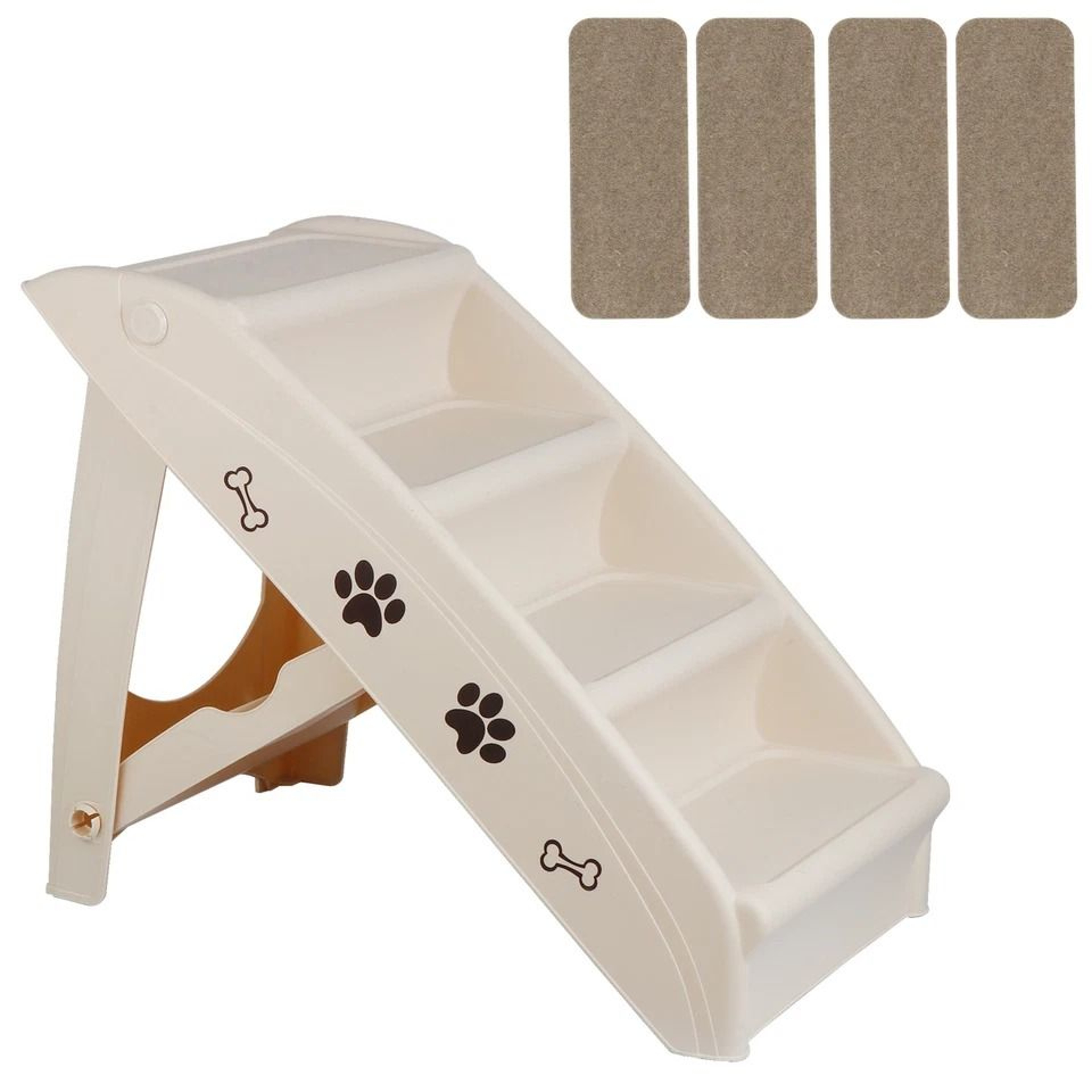 Foldable Pet Dog Stairs Lightweight Portable Dog Steps For Bed Couch Car 11