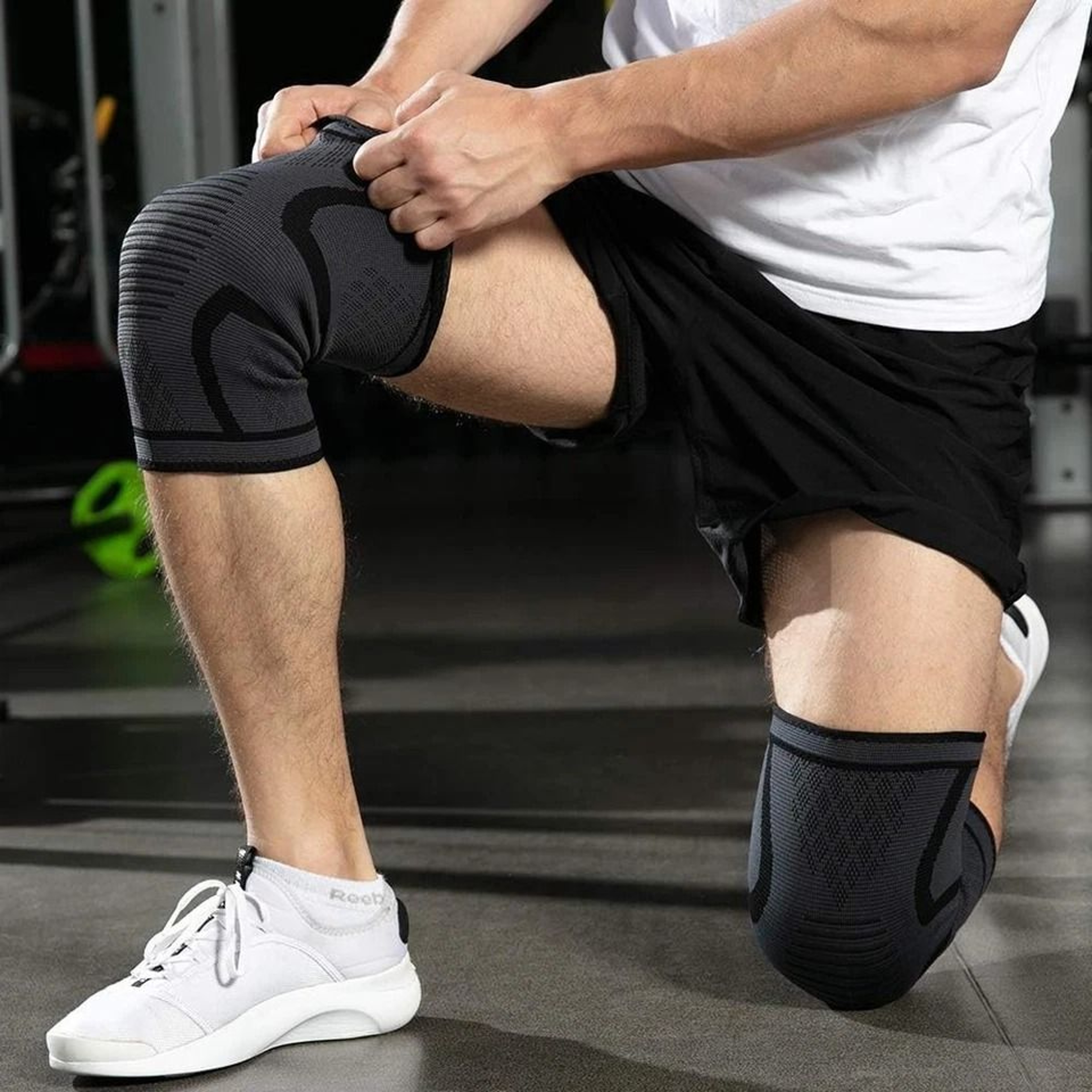 Power Flex Knee Compression Sleeve For Joint Pain Relief  Sports Support 0