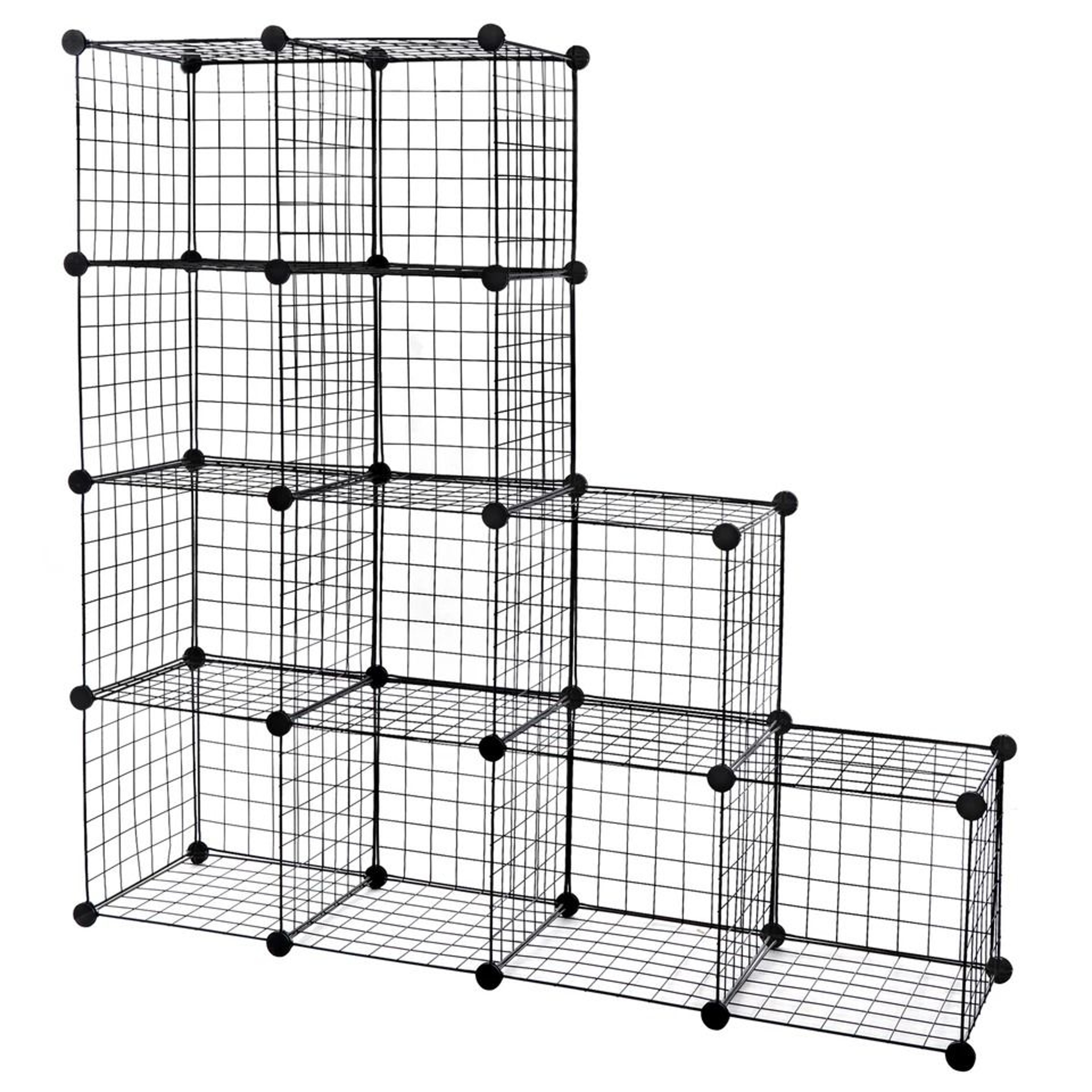 Adjustable Wire Cube Storage Organizer Modular DIY Cube Shelving Unit For Home  Closet 2