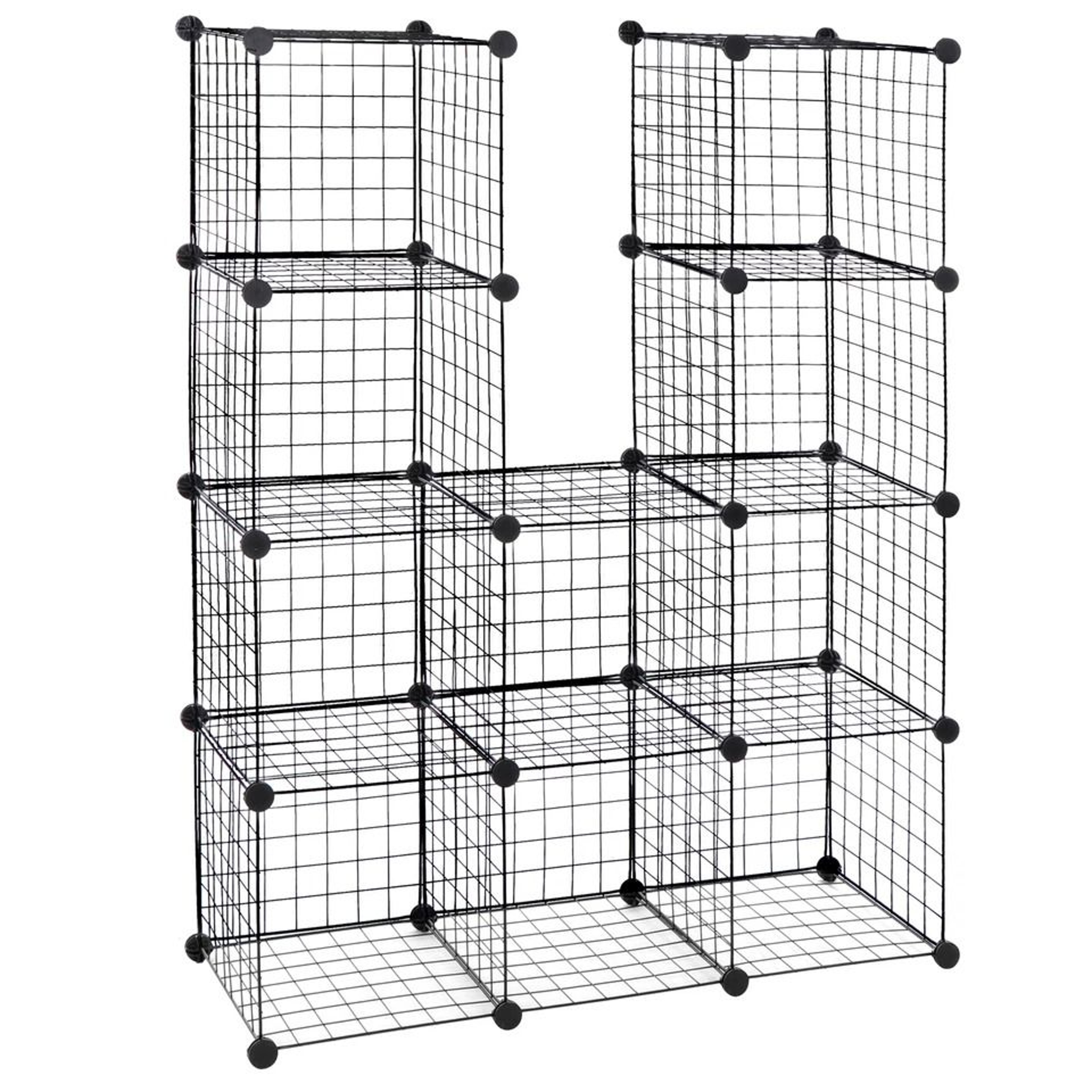Adjustable Wire Cube Storage Organizer Modular DIY Cube Shelving Unit For Home  Closet 3