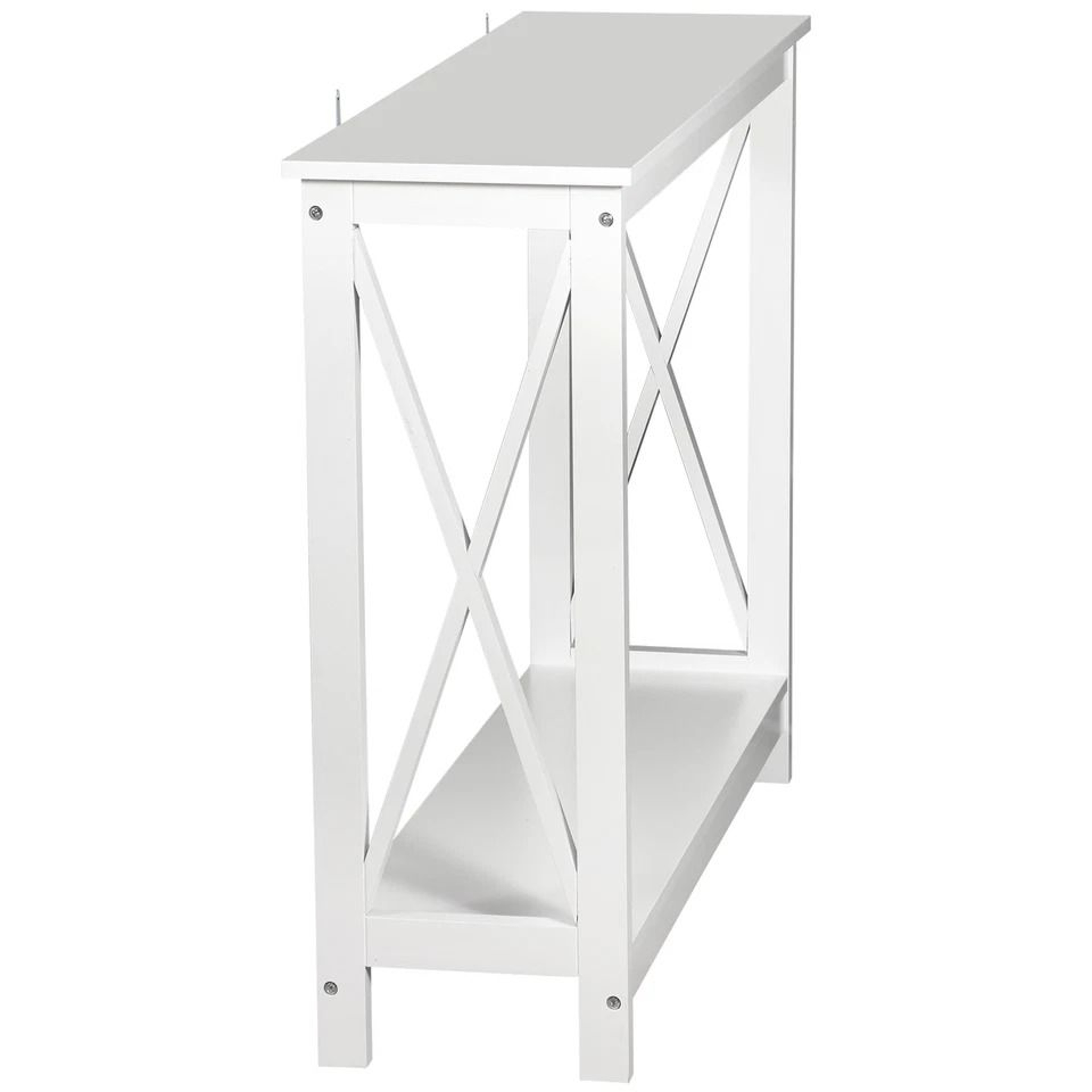 Slim Entryway Console Table With Storage Shelf Narrow Console Table Modern Sofa Accent 6