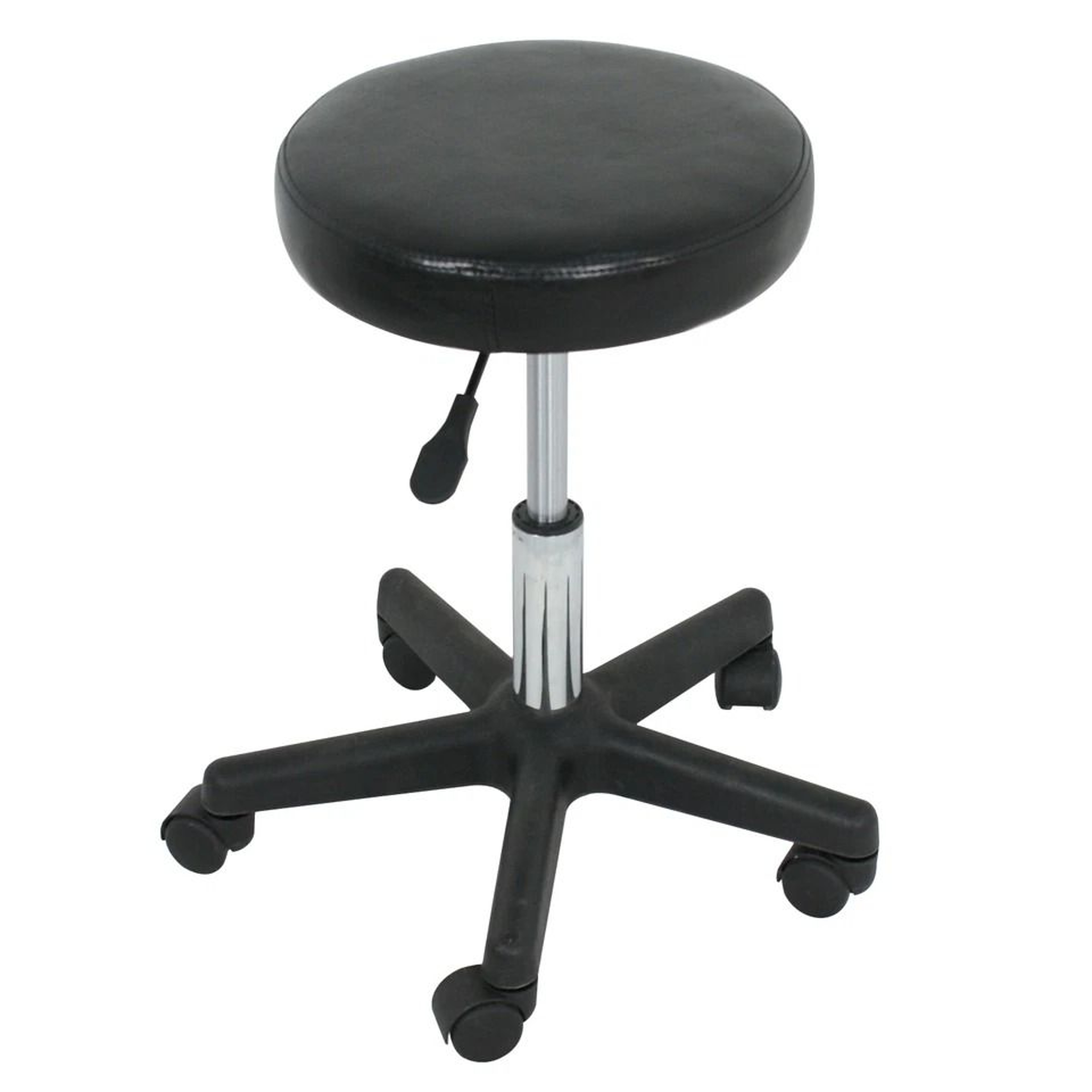 Adjustable Hydraulic Salon Stool Rolling Swivel Spa Chair With PU Cushion For Tattoo Massage Facial 0