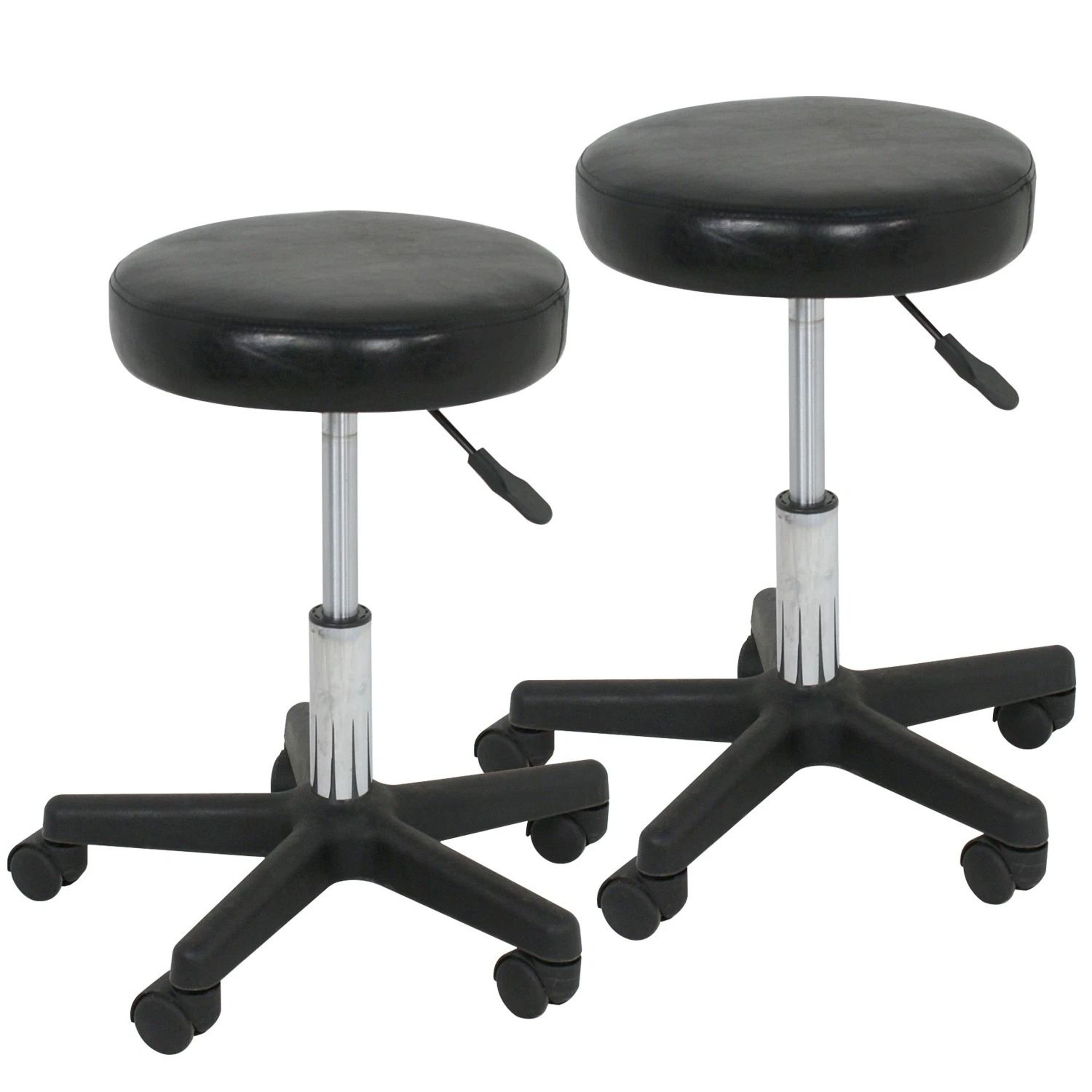 Adjustable Hydraulic Salon Stool Rolling Swivel Spa Chair With PU Cushion For Tattoo Massage Facial 6