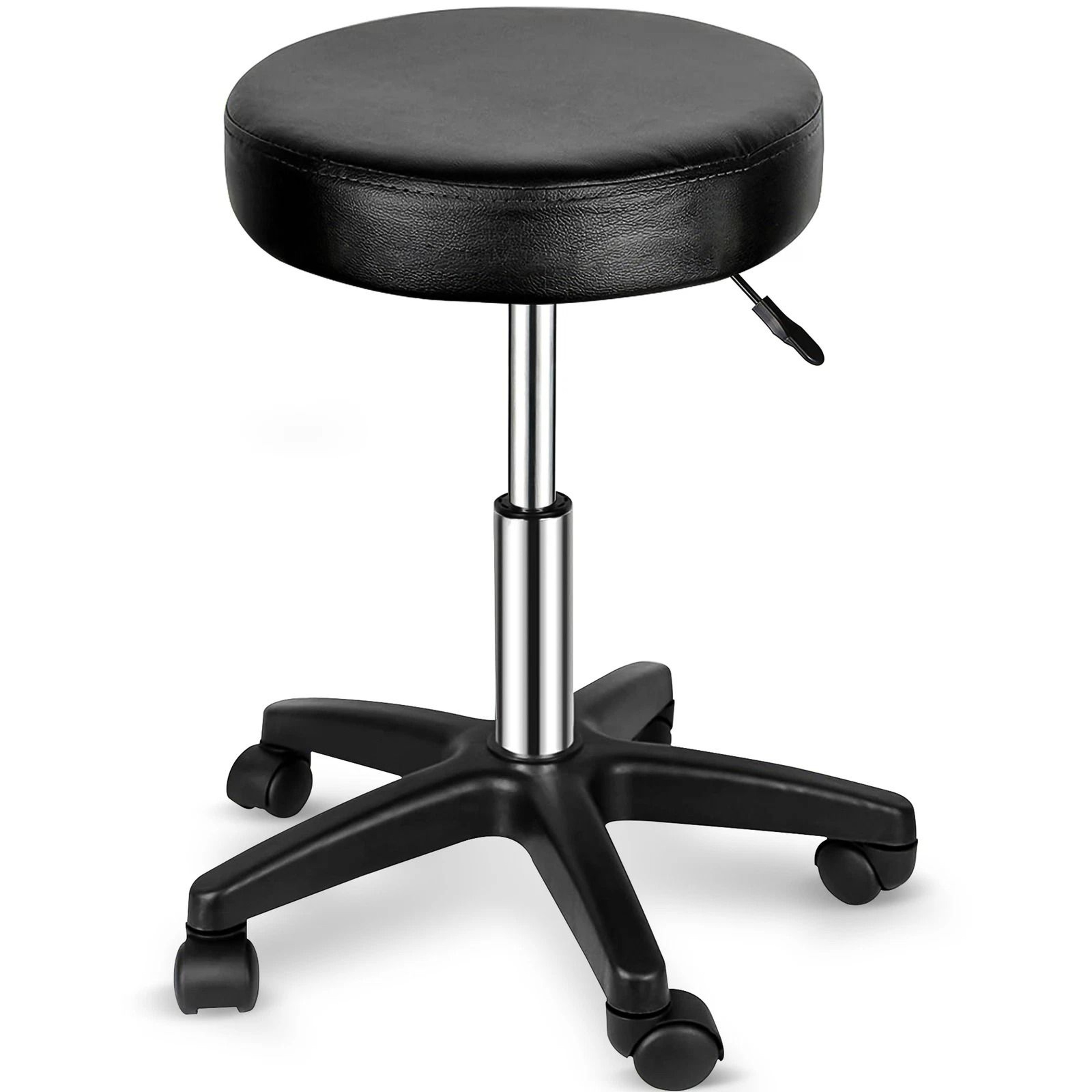 Adjustable Hydraulic Salon Stool Rolling Swivel Spa Chair With Wheels For Tattoo Massage 10