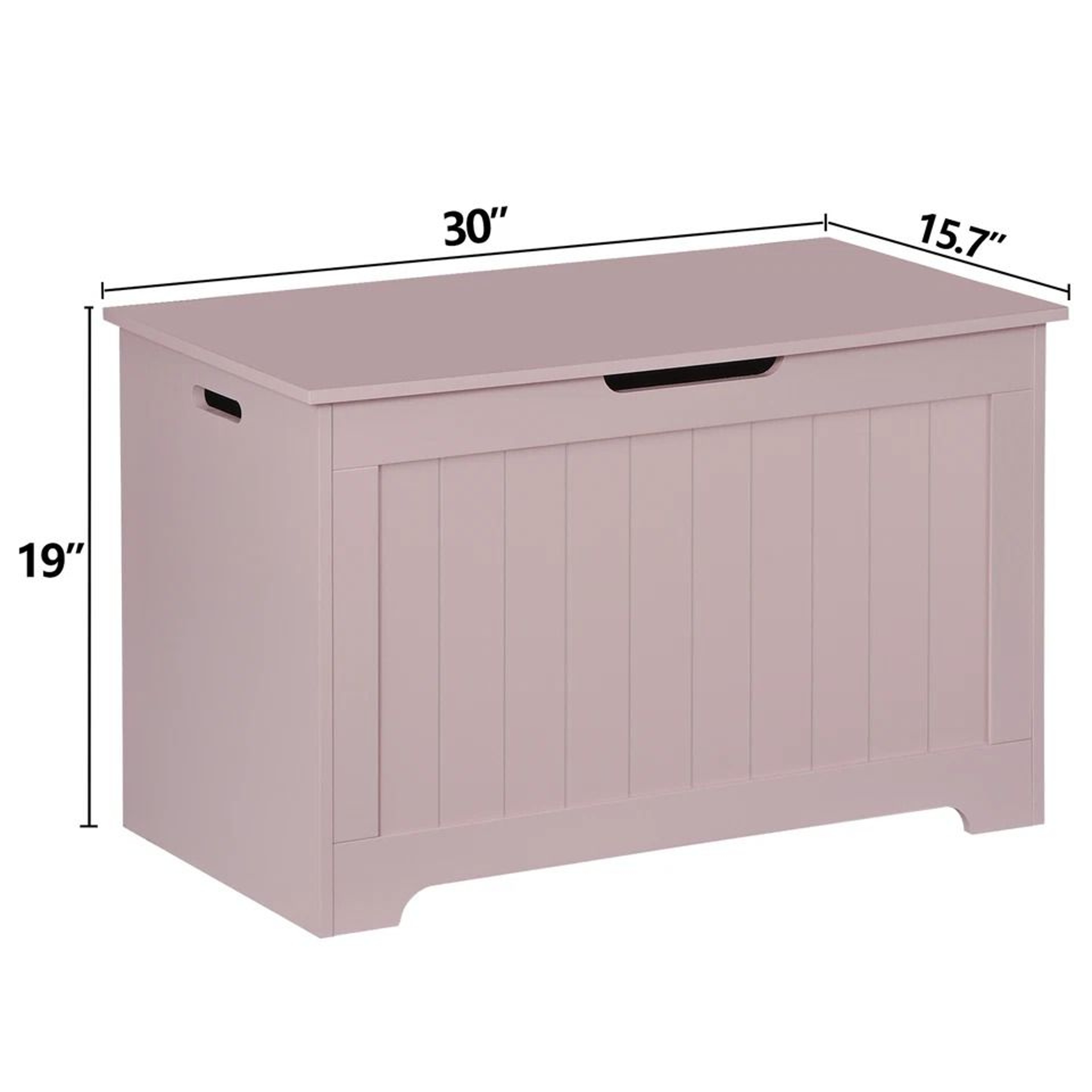 Wooden Toy Storage Chest Bench With Safety Hinge Kids Organizer Box For Bedroom Playroom 3