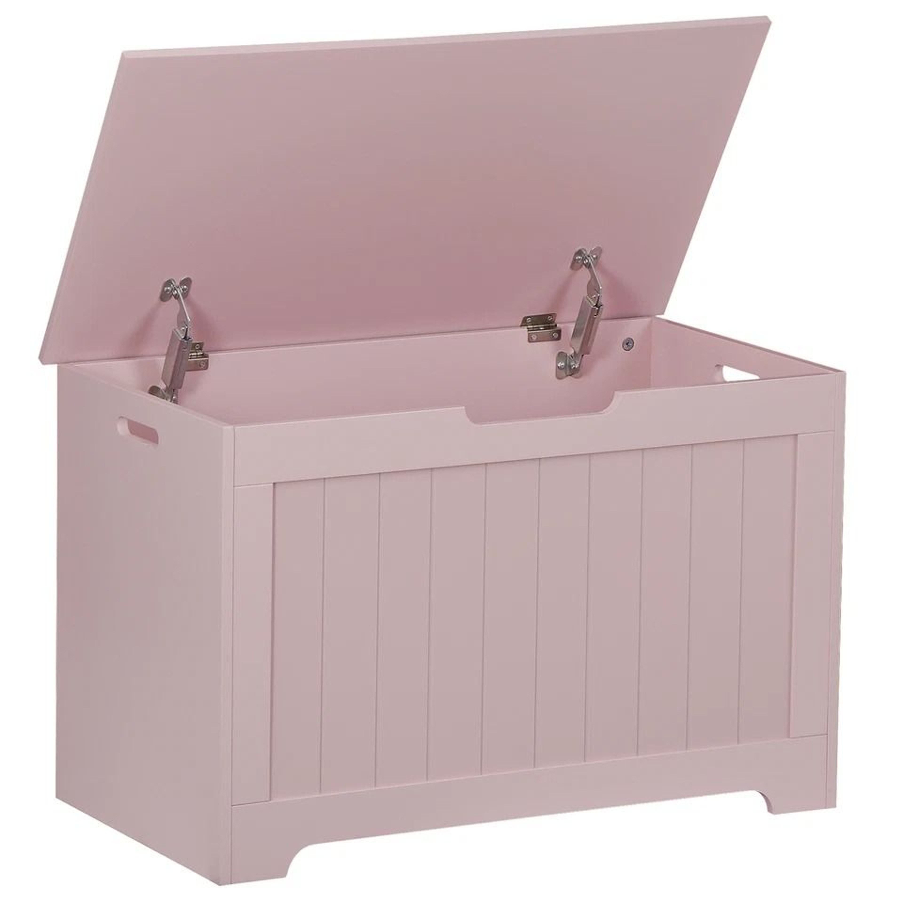 Wooden Toy Storage Chest Bench With Safety Hinge Kids Organizer Box For Bedroom Playroom 2